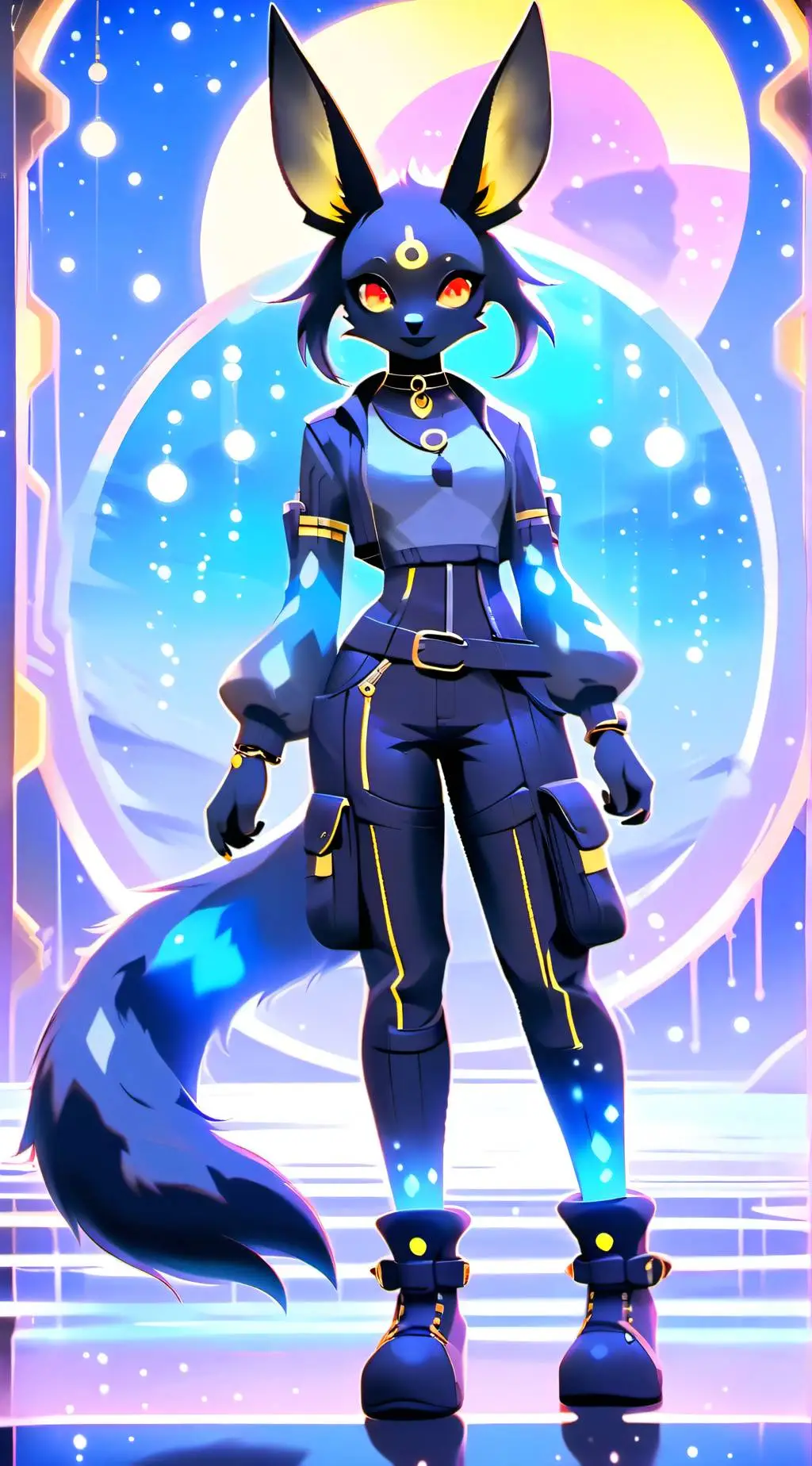 ai character: umbreon  background