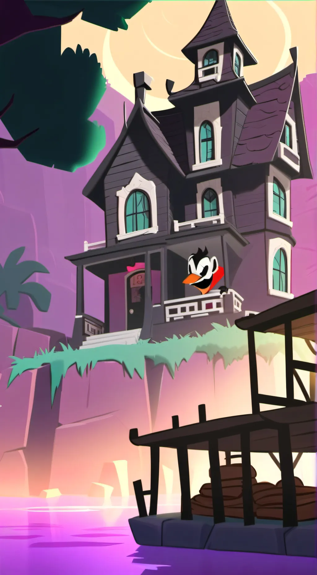 ai character: hazb6inh0t3l byad background