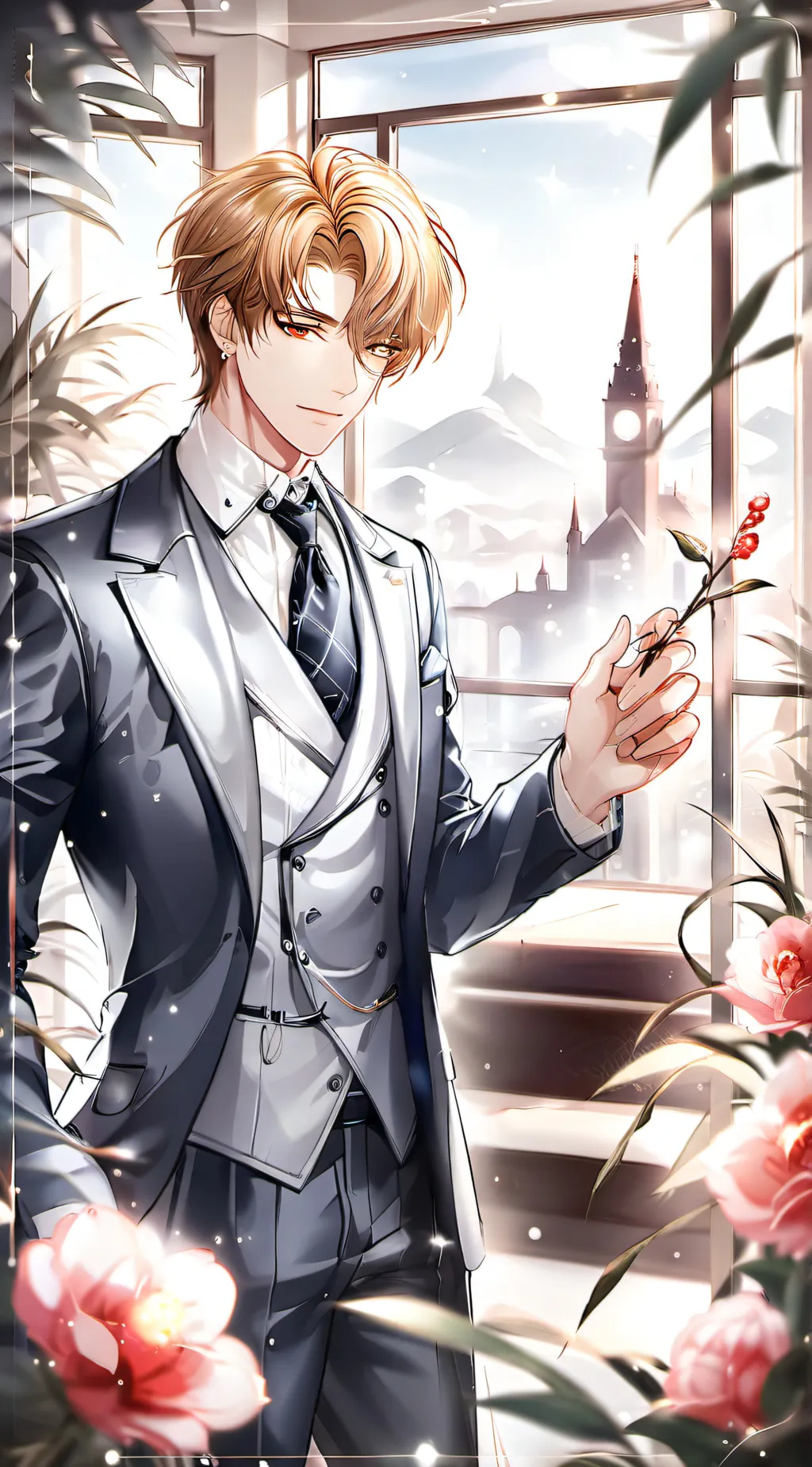 ai character: Clark  background