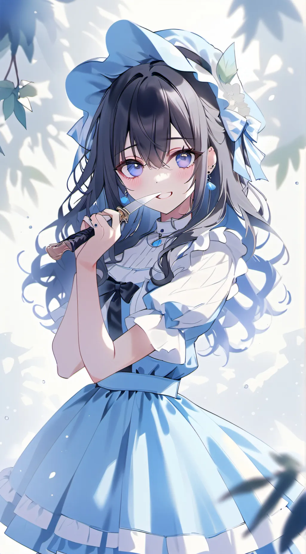 ai character: Autumn background