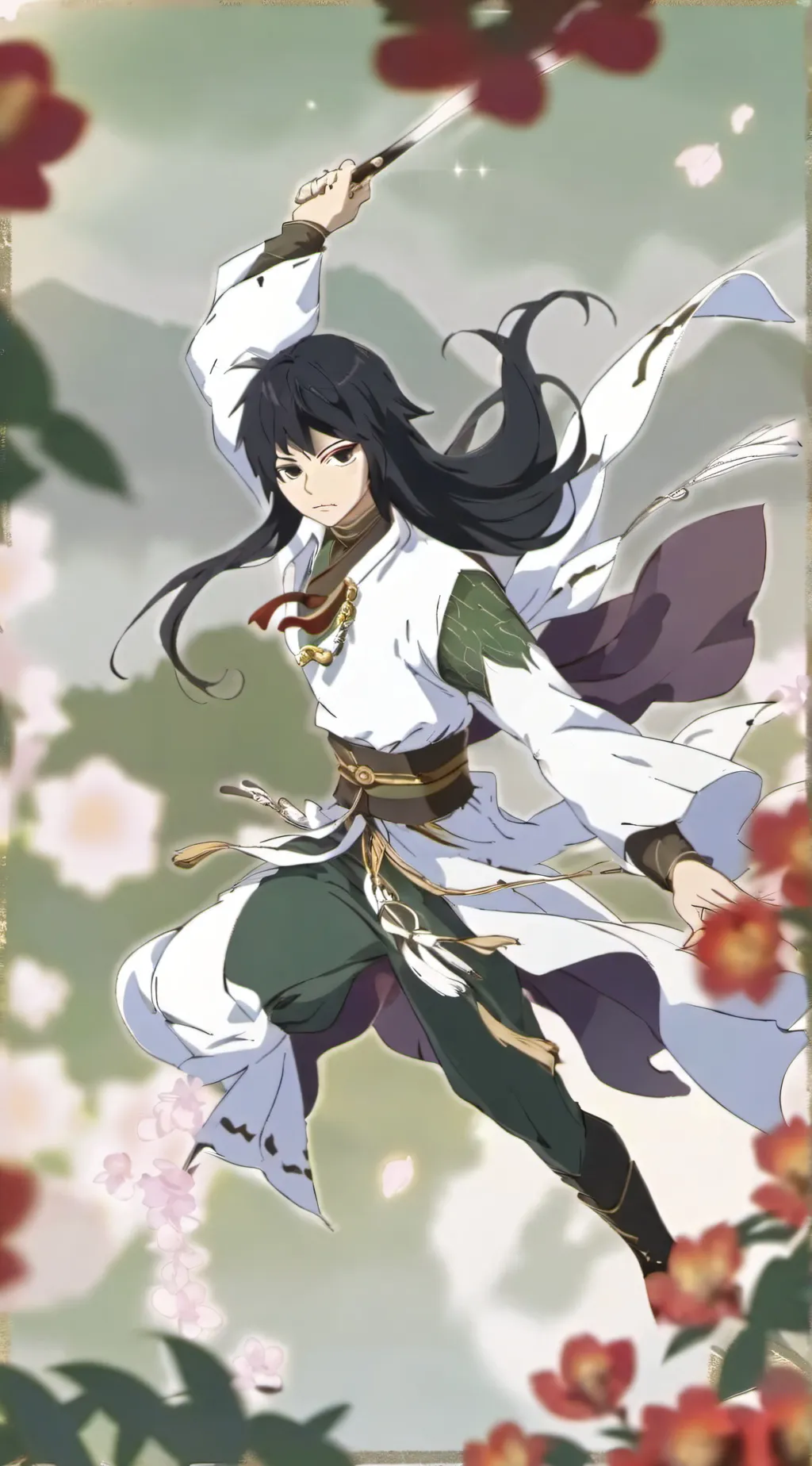 ai character: Muichiro yuichiro background