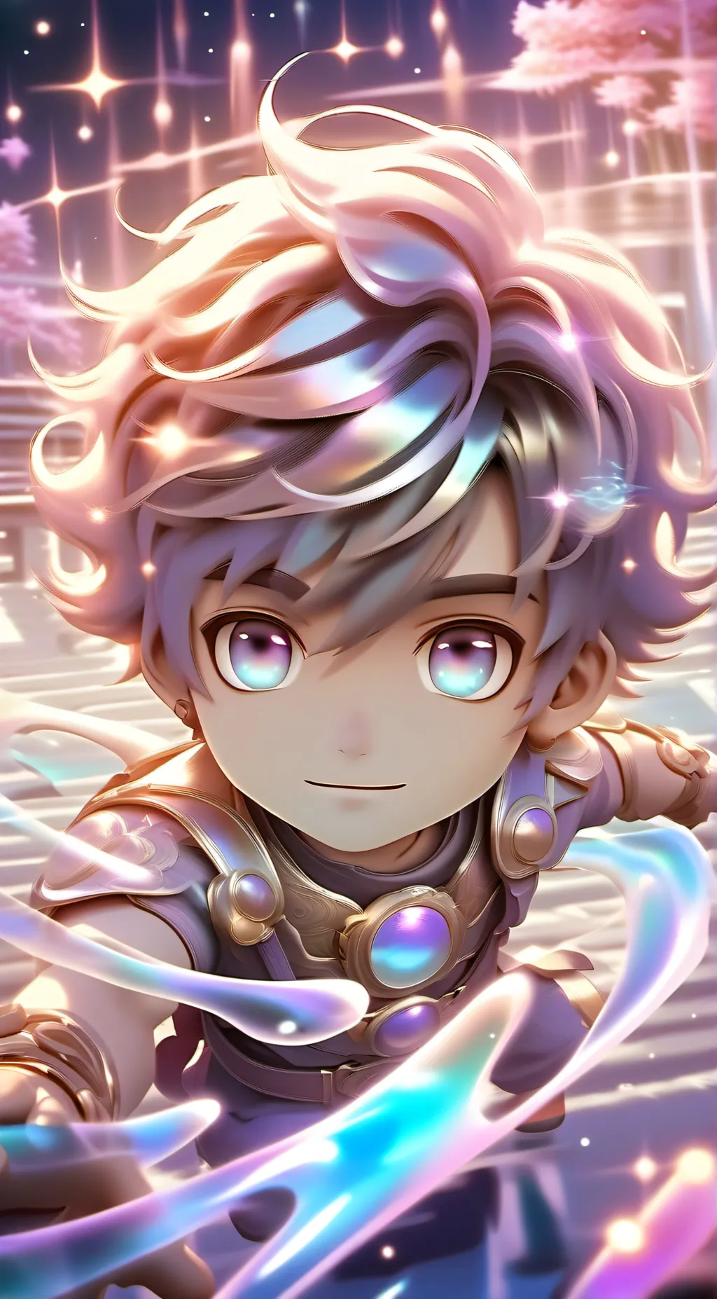 ai character: BABY GOJO background