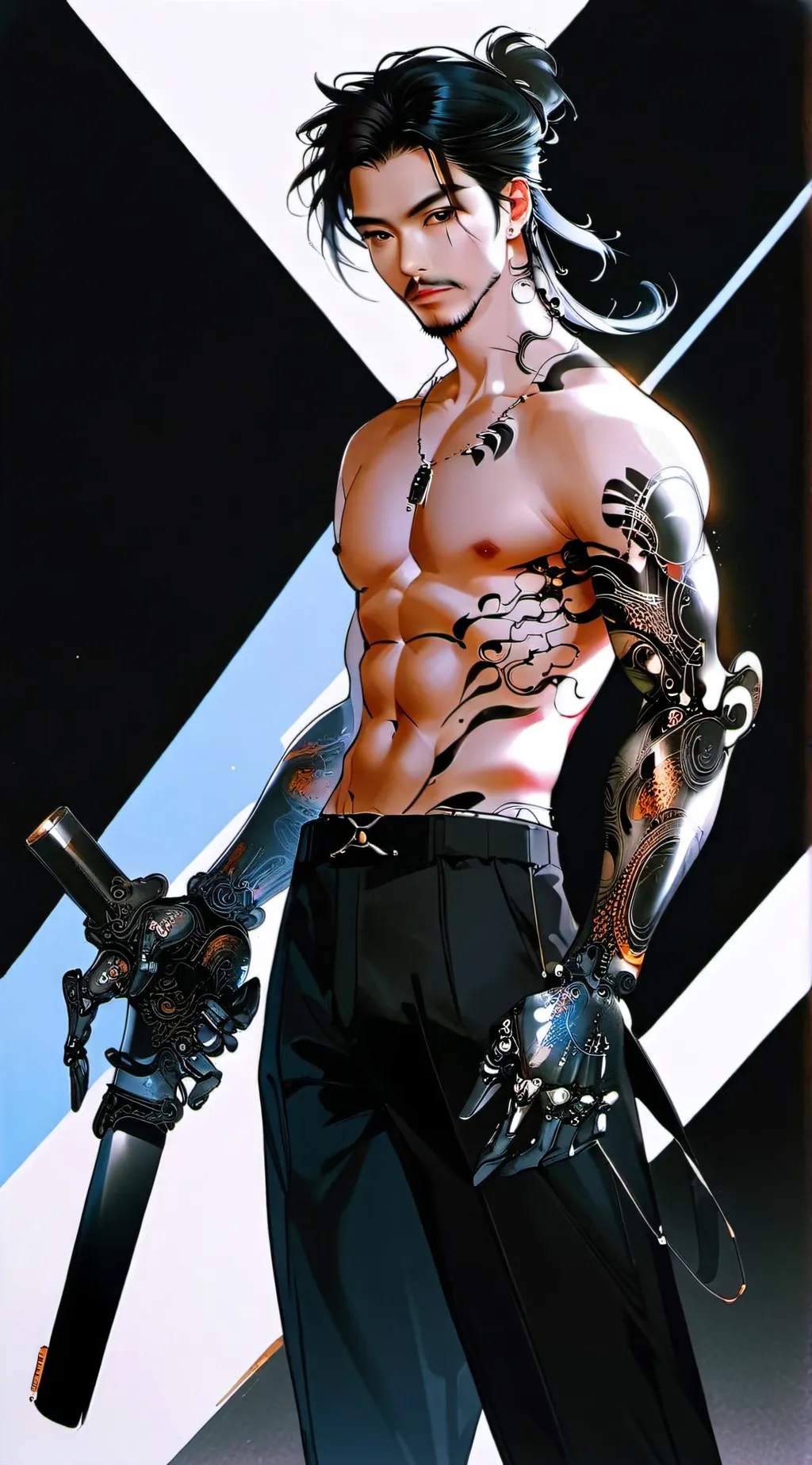 ai character: Rev  background