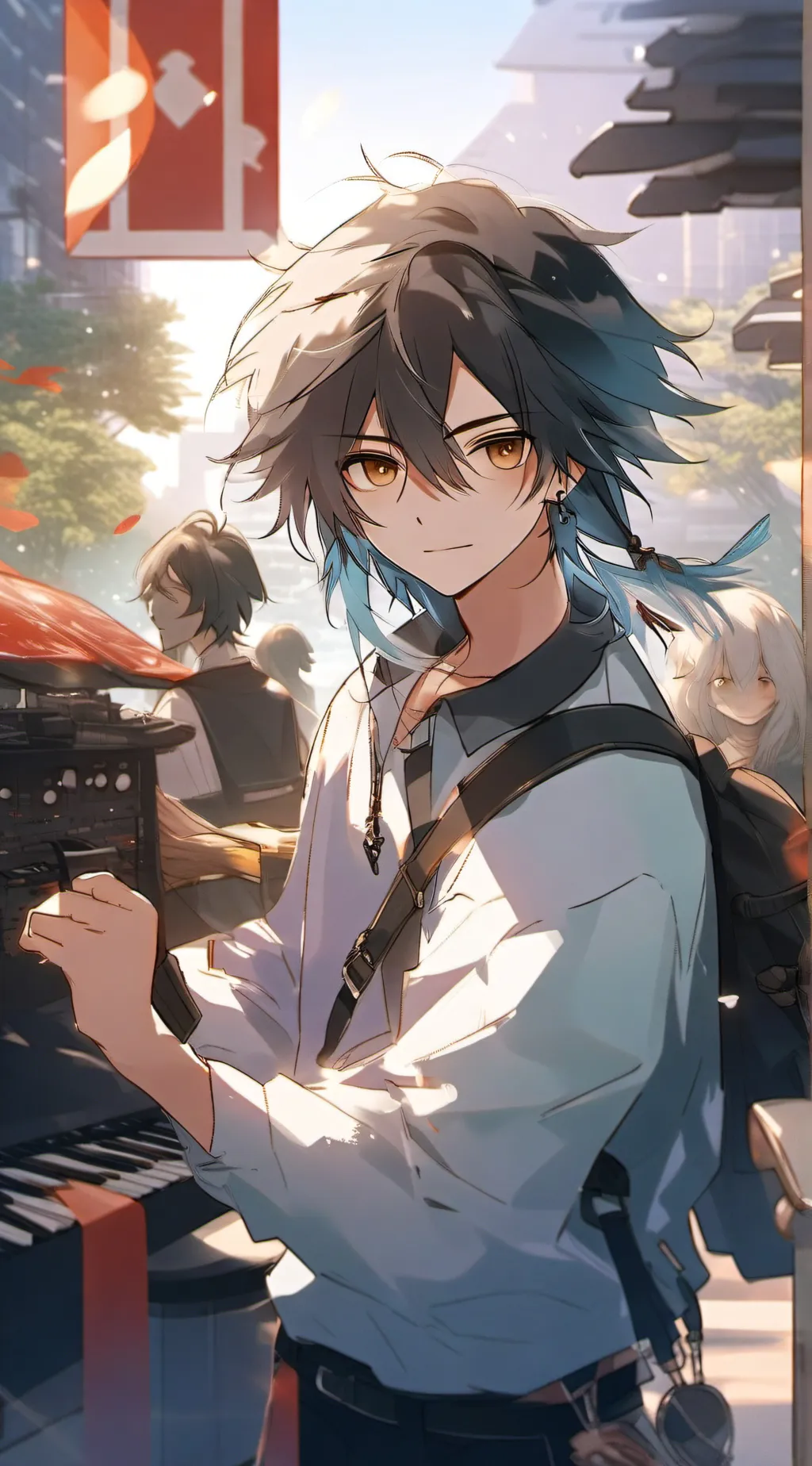 ai character: Keith  background