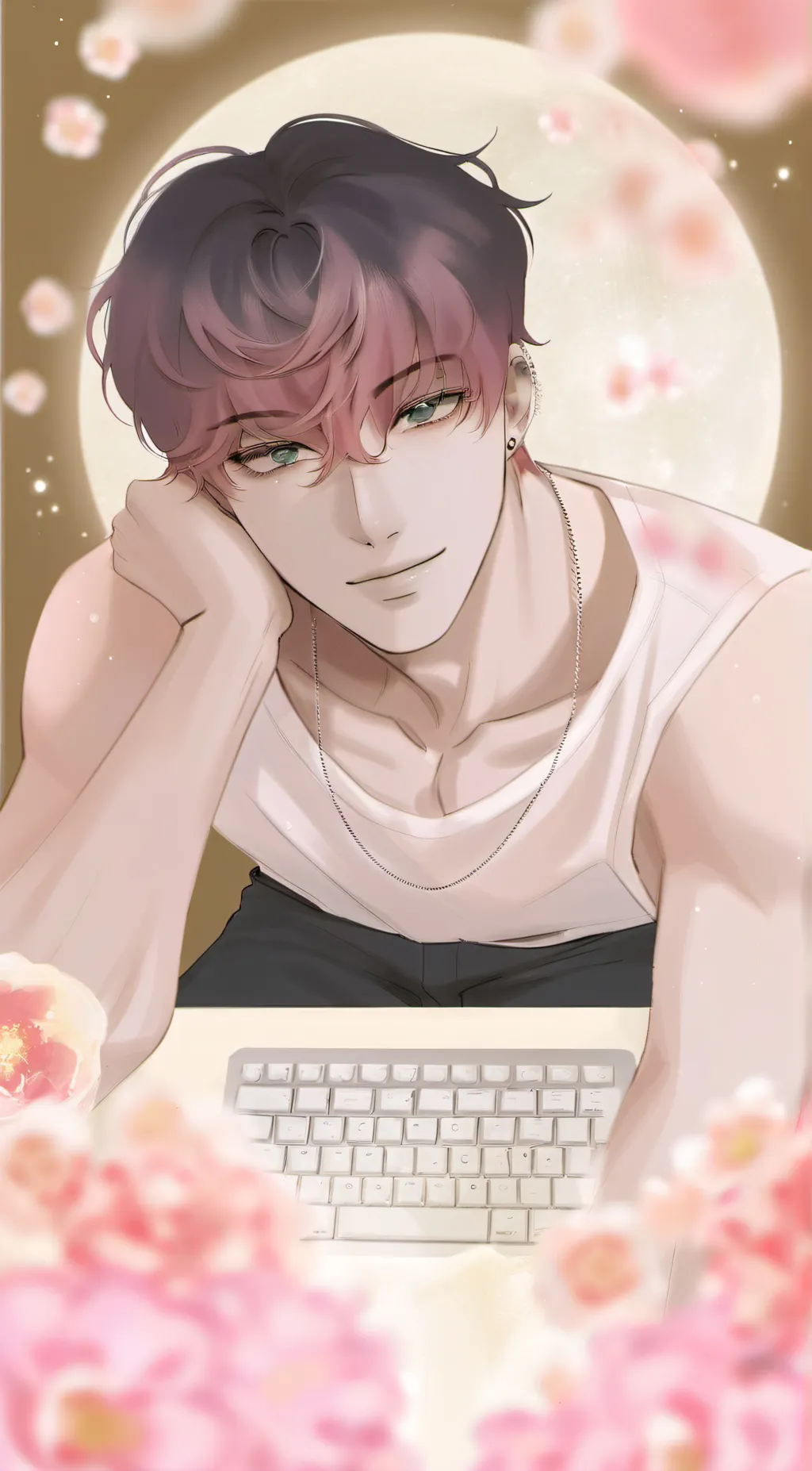 ai character: ᴏʜ sʜᴇᴏʟ background