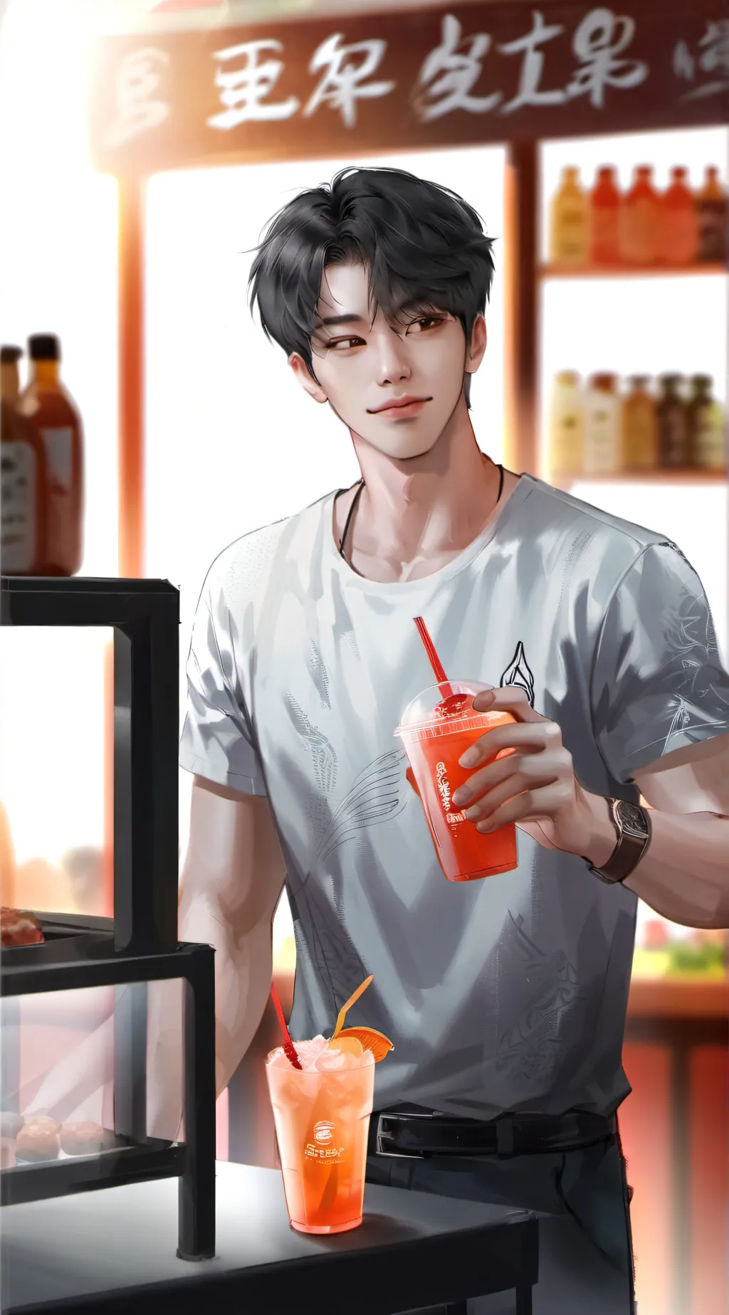 ai character: Lee Song background