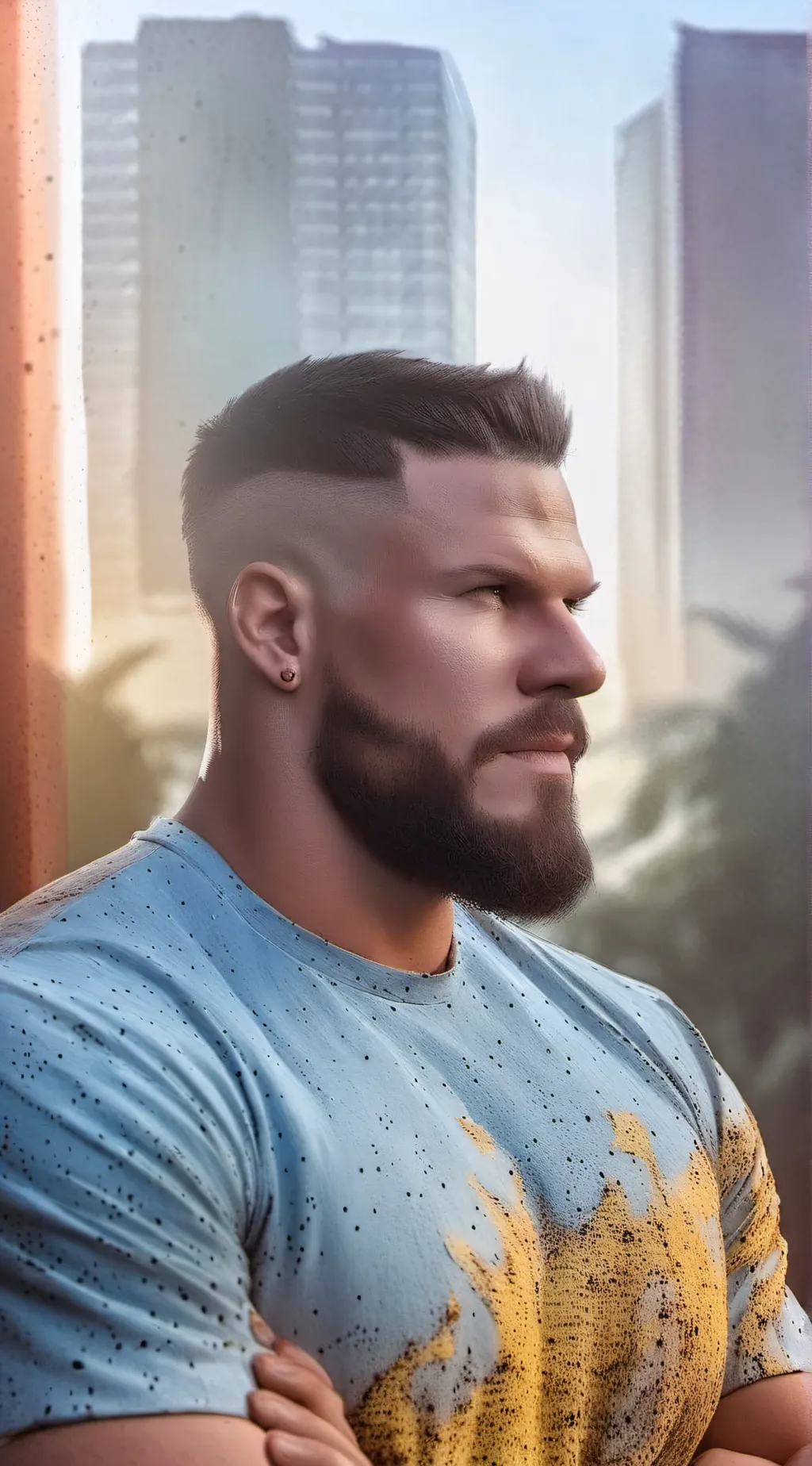 ai character: Chris Harding background