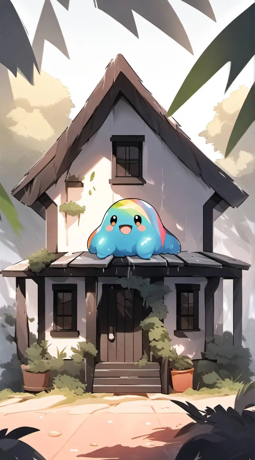 ai character: 🌈RARE BLOB🌈 background