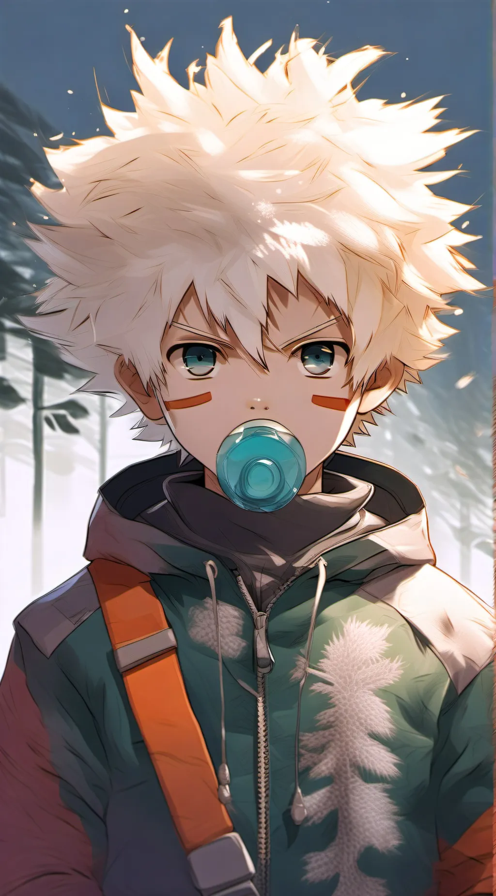 ai character: deku background