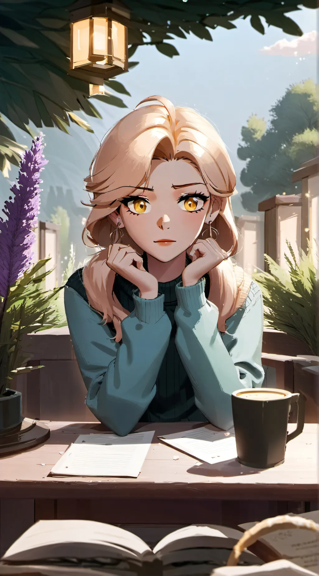 ai character: Olivia background