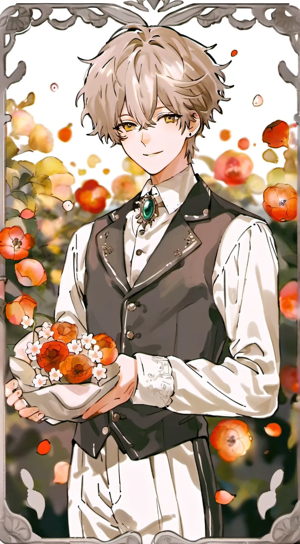 ai character: Leon background