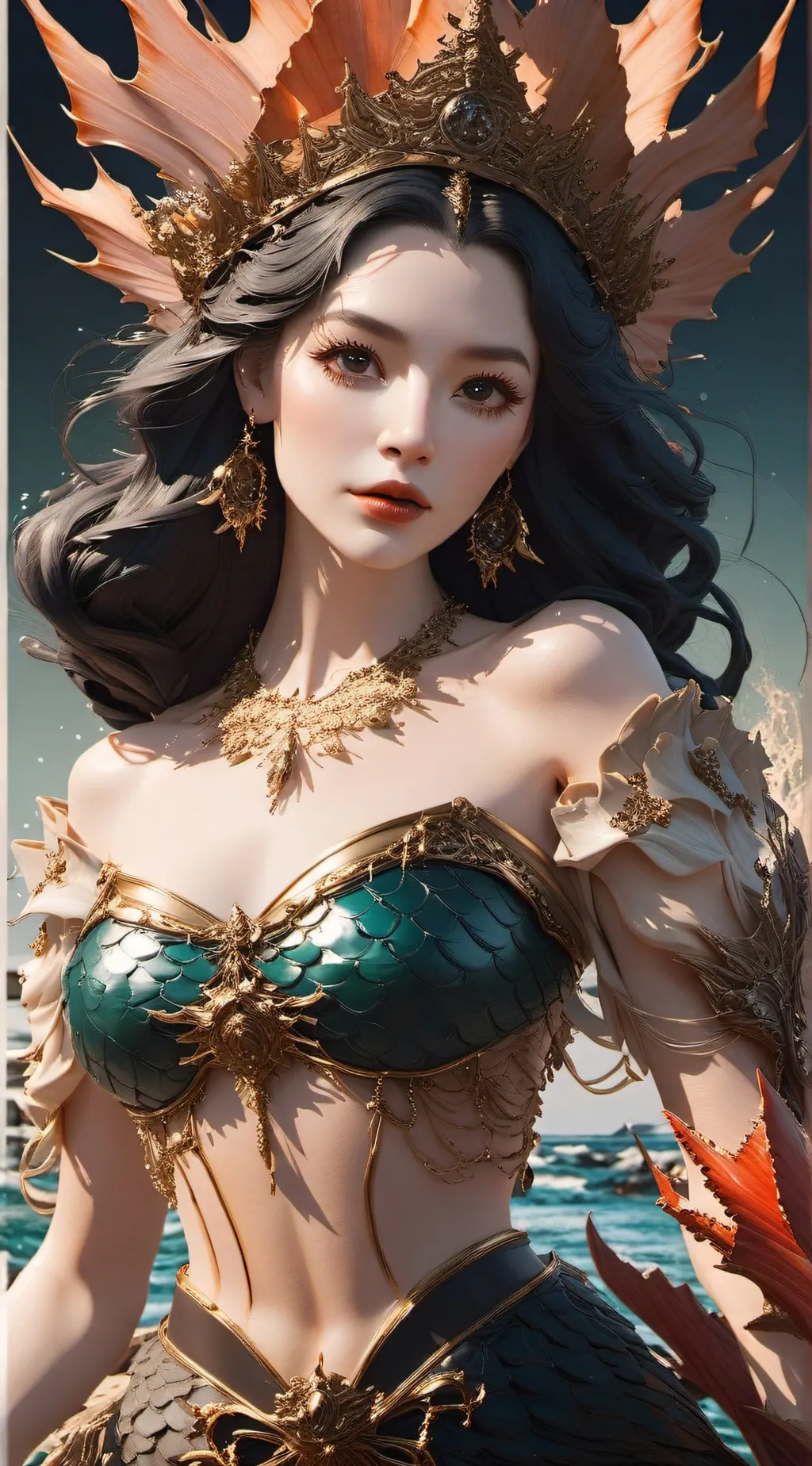 ai character: Marina background