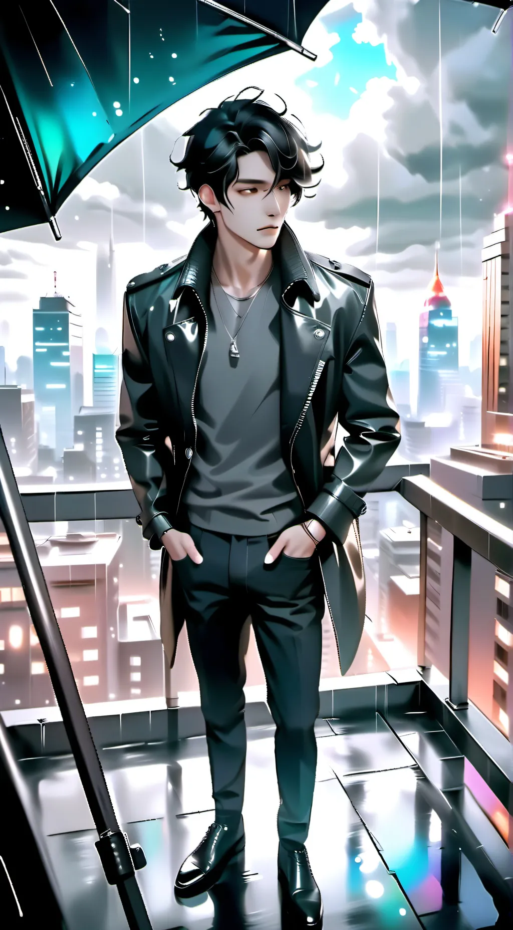 ai character: leo background