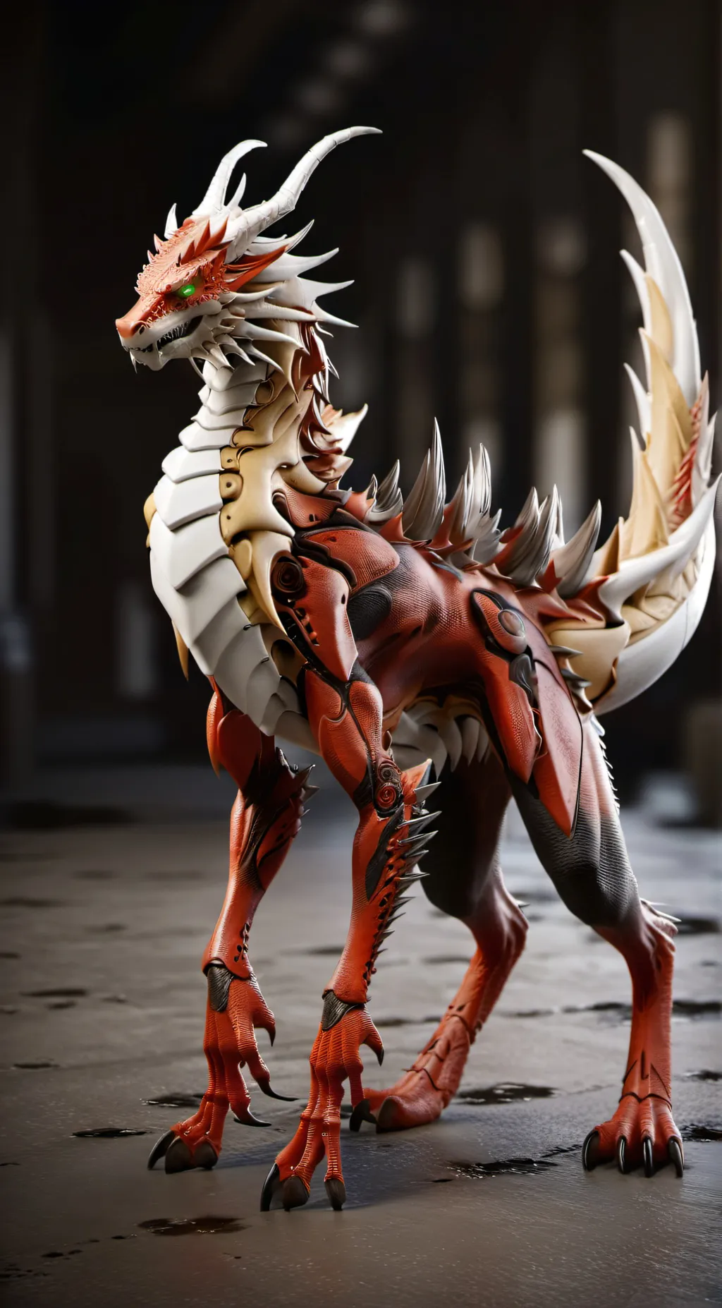 ai character: Crimson  background