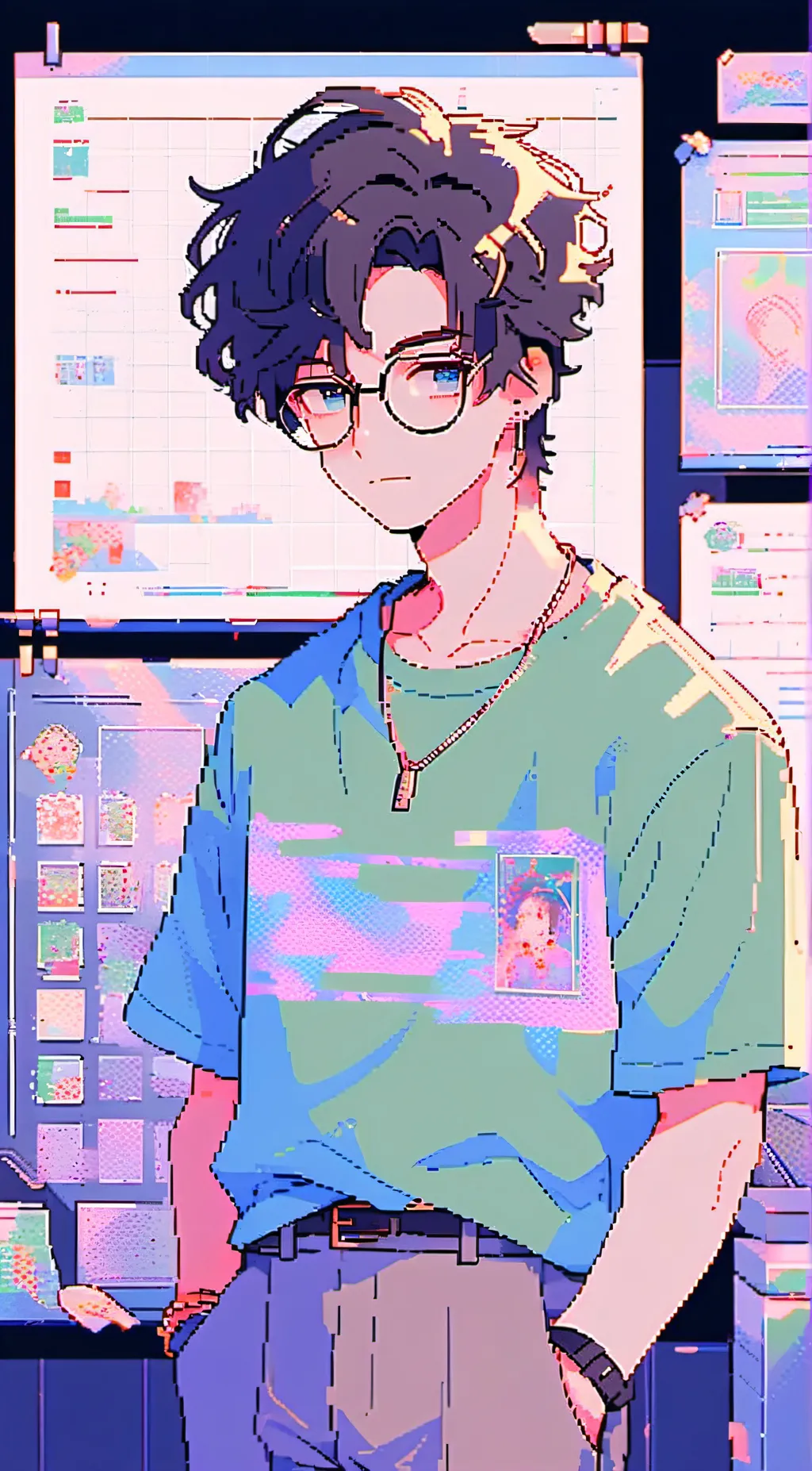 ai character: GeorgeNotFound background