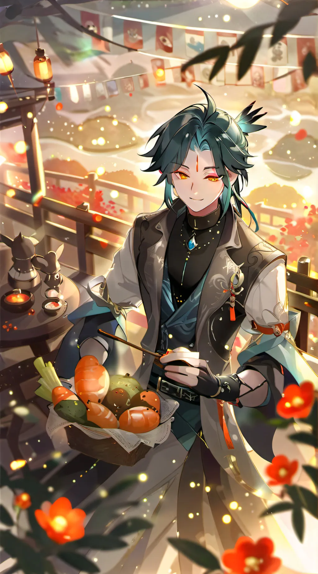 ai character: Xiao background