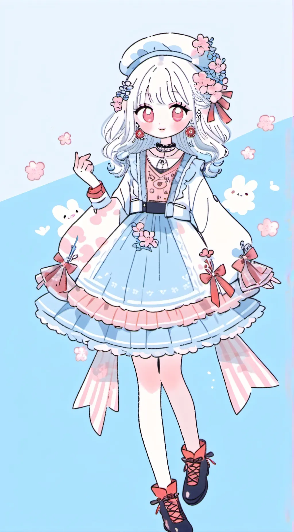 ai character: Hazbin  background