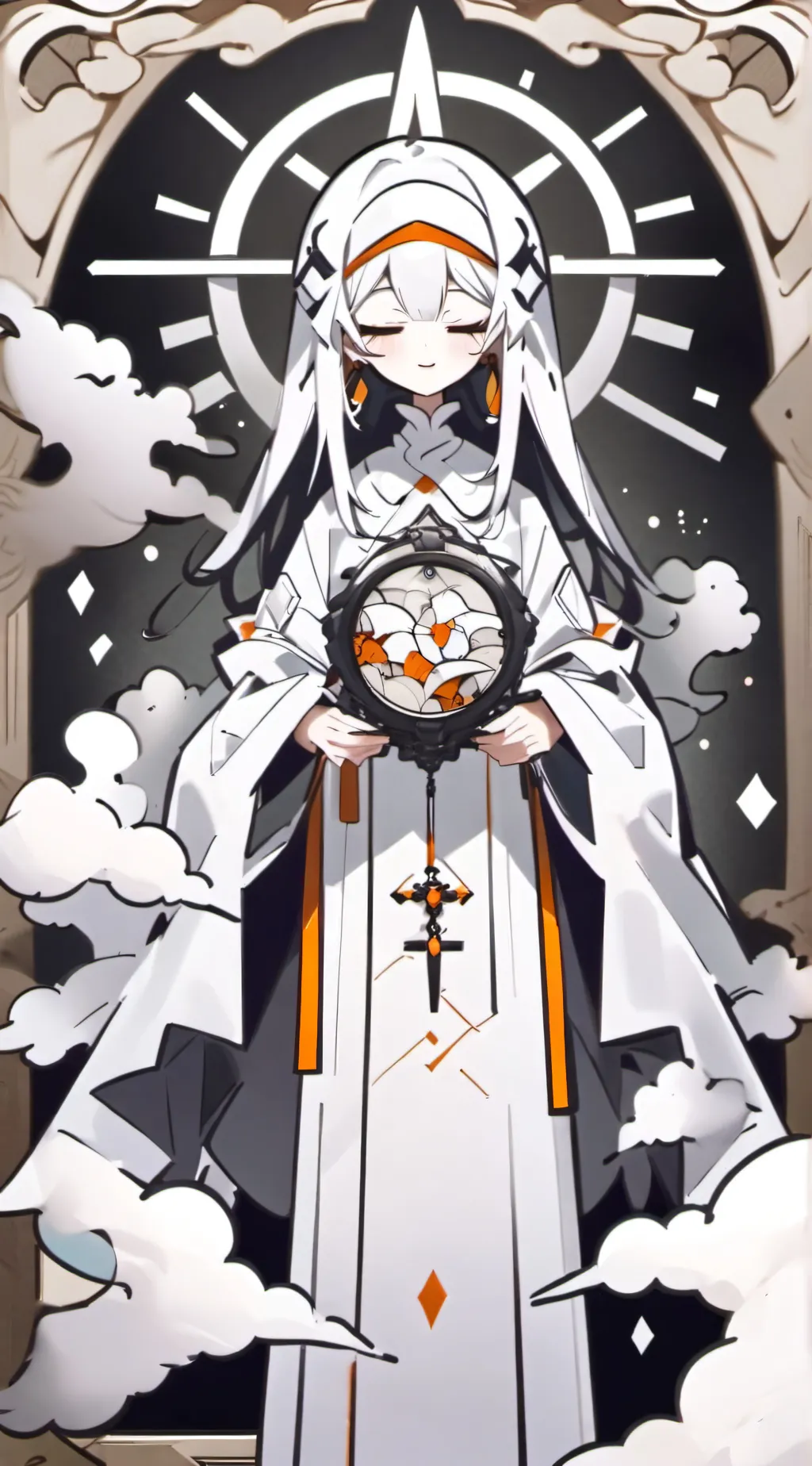 ai character: Ghost background