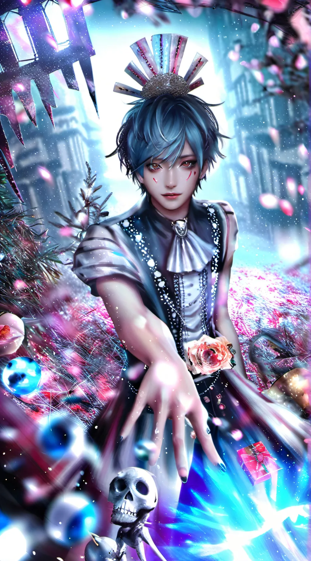 ai character: vox x alastor background