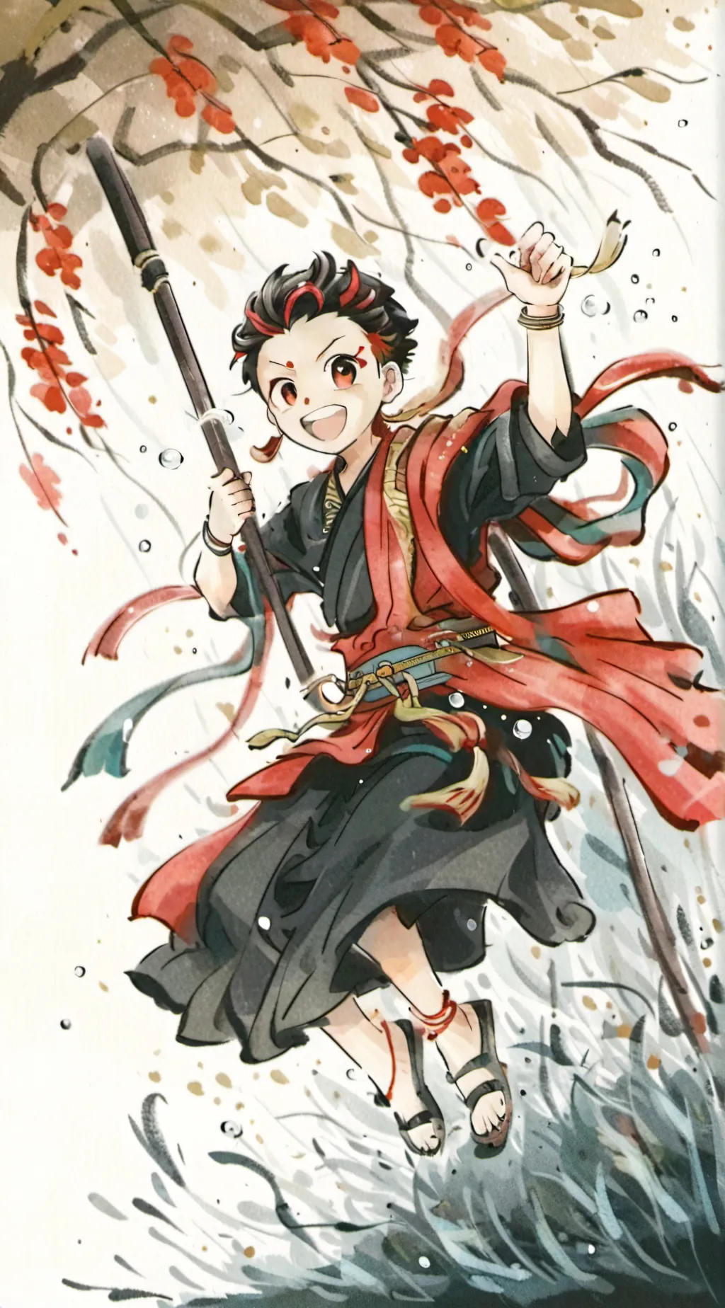 ai character: Kimetsu academy  background