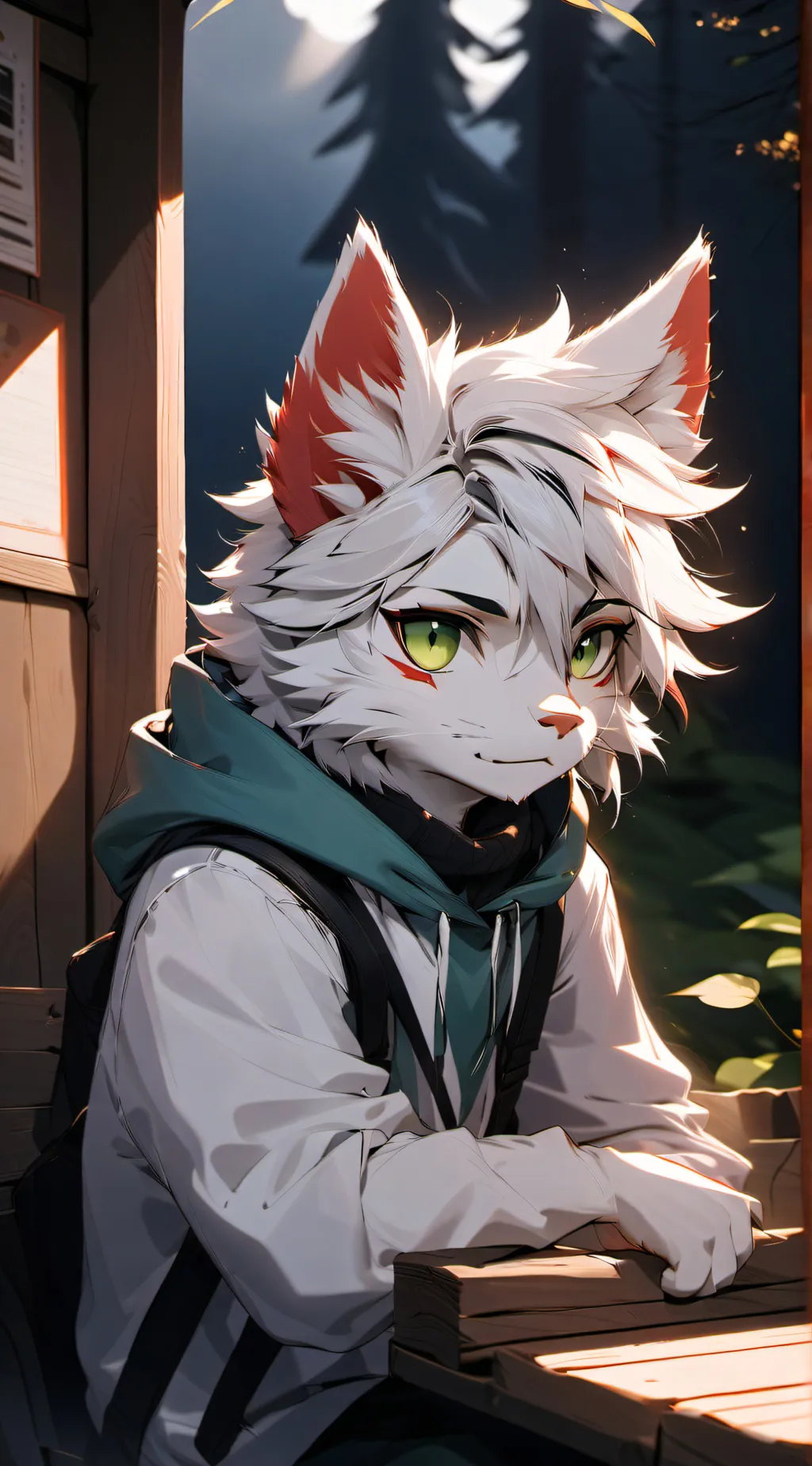 ai character: Ashton background