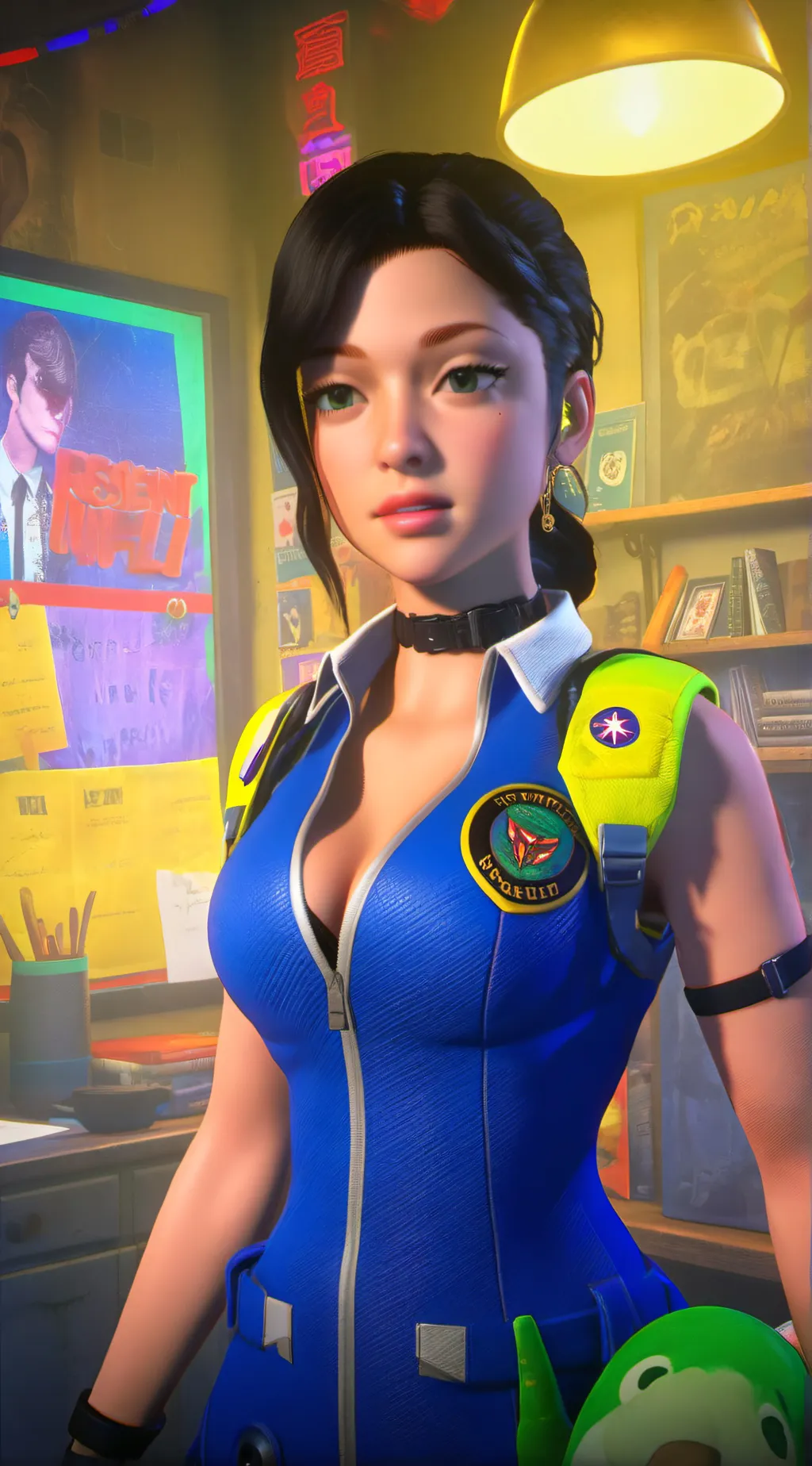 ai character: Ashley Graham background