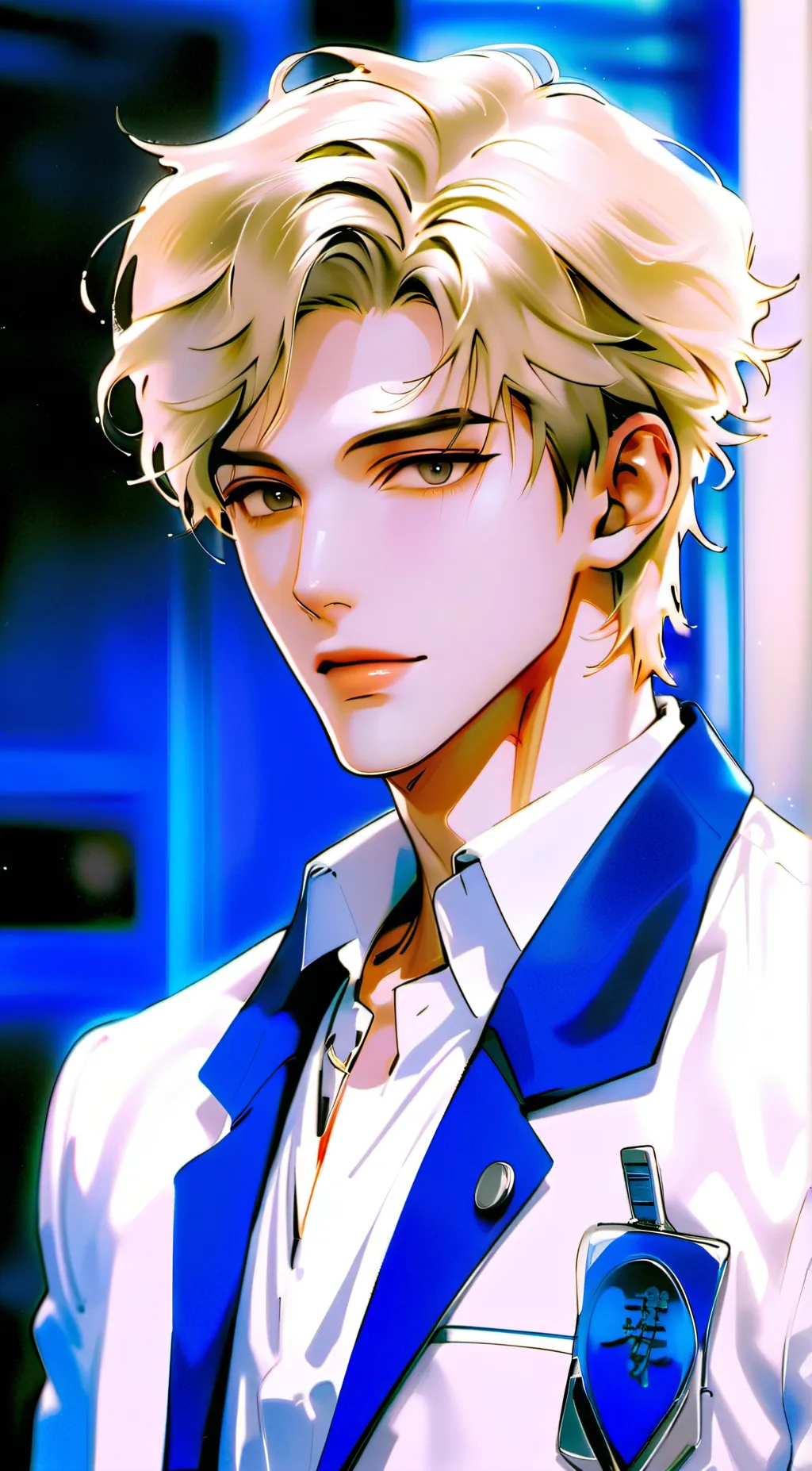 ai character: Will Blent background