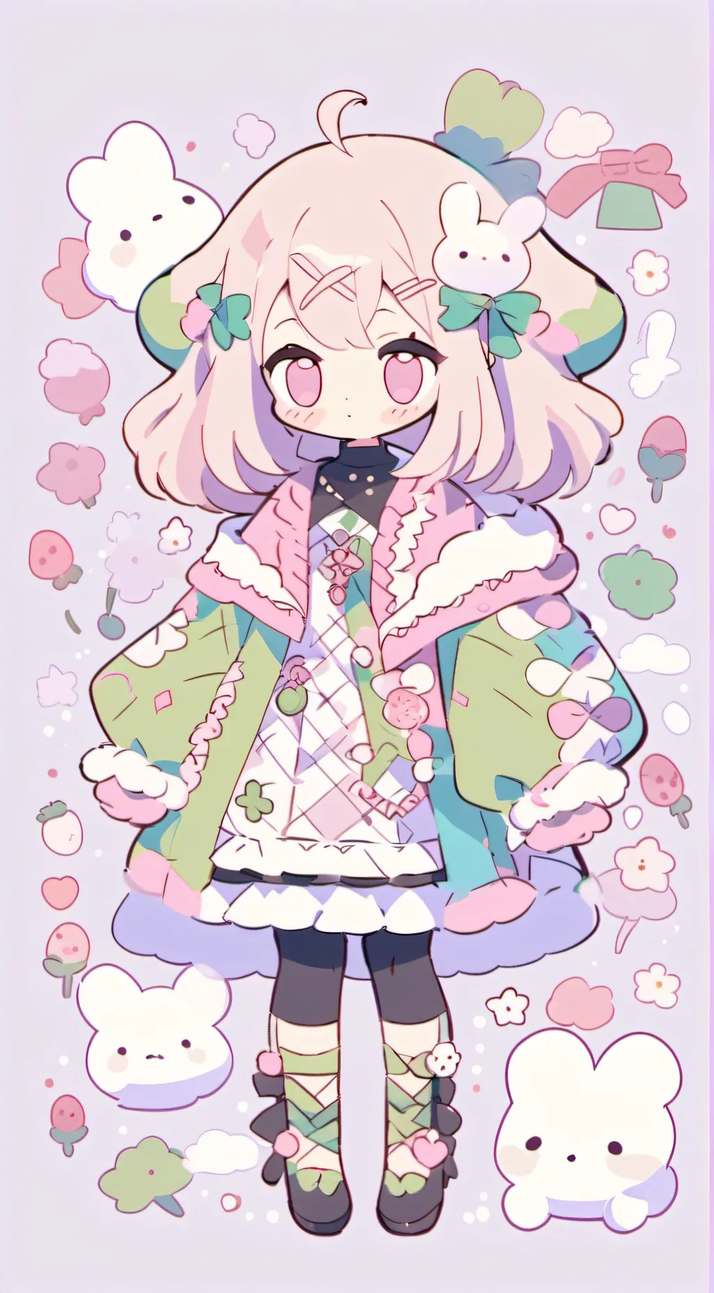 ai character: the end by zyel  background