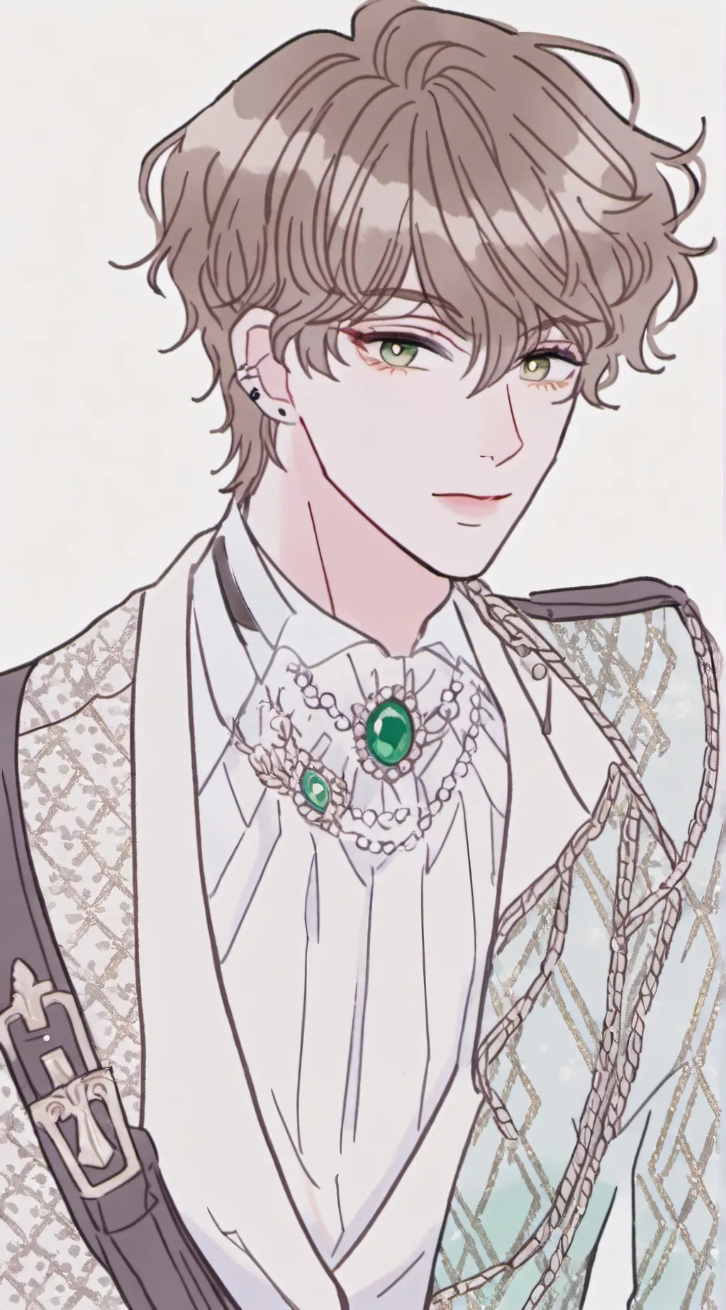 ai character: haruki stone background