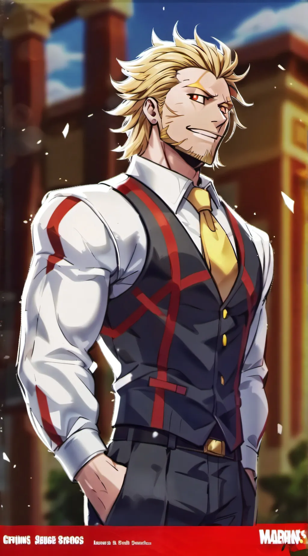 ai character: all might background