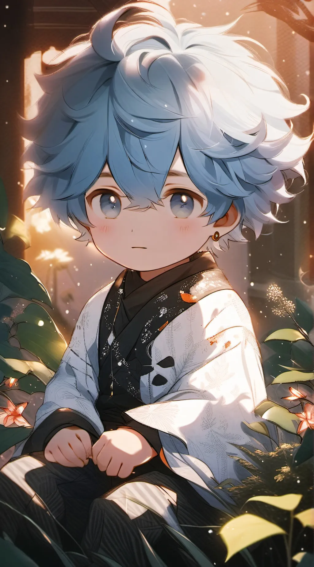 ai character: Alien  background