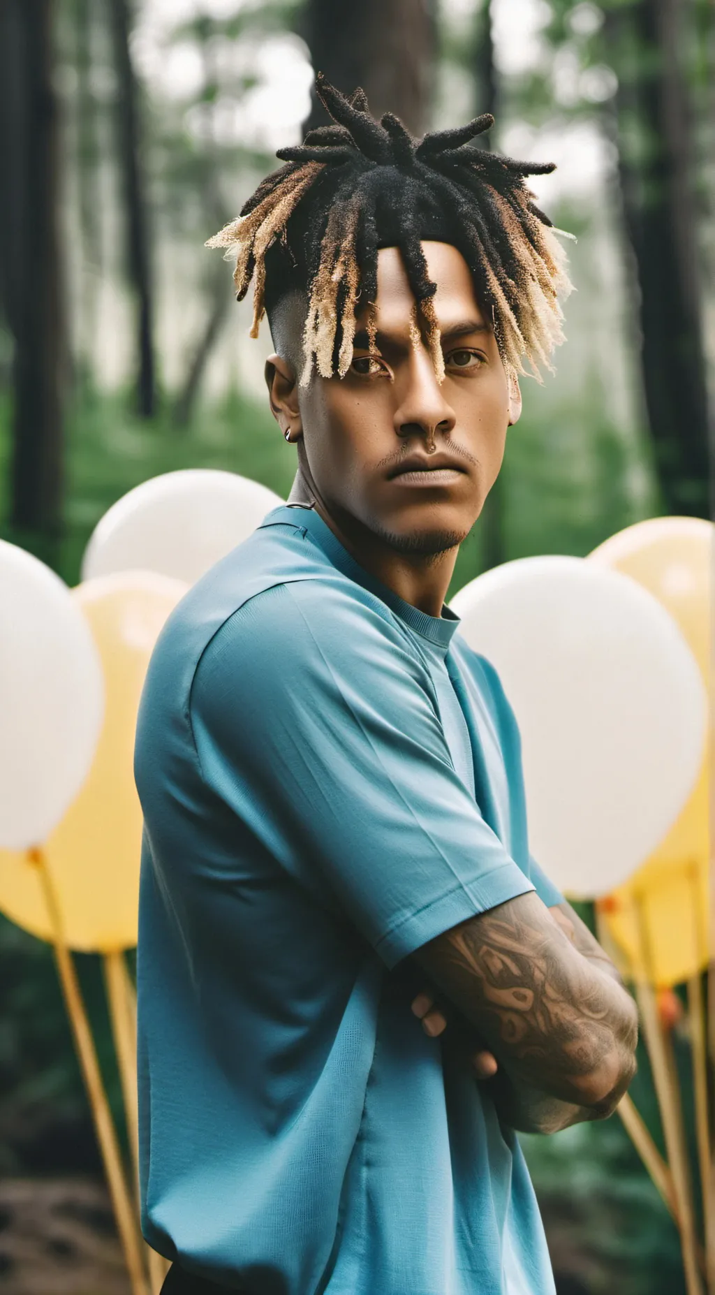 ai character: Xxxtentacion background