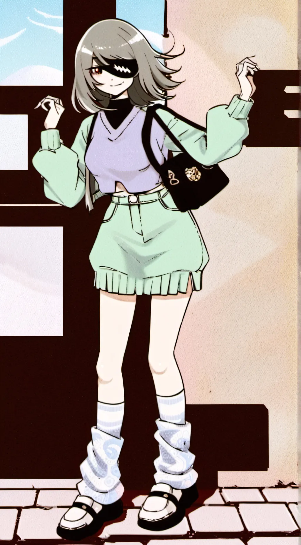 ai character: Espresso background