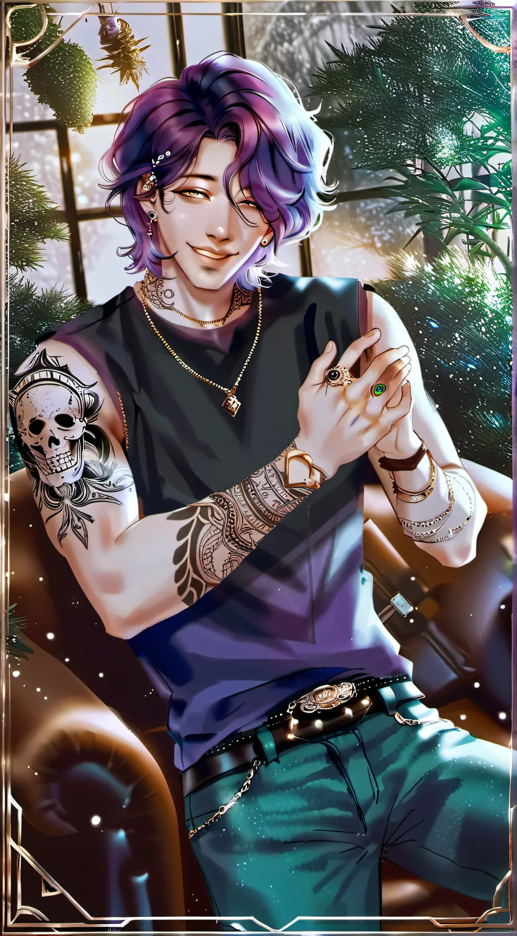 ai character: Oliver background