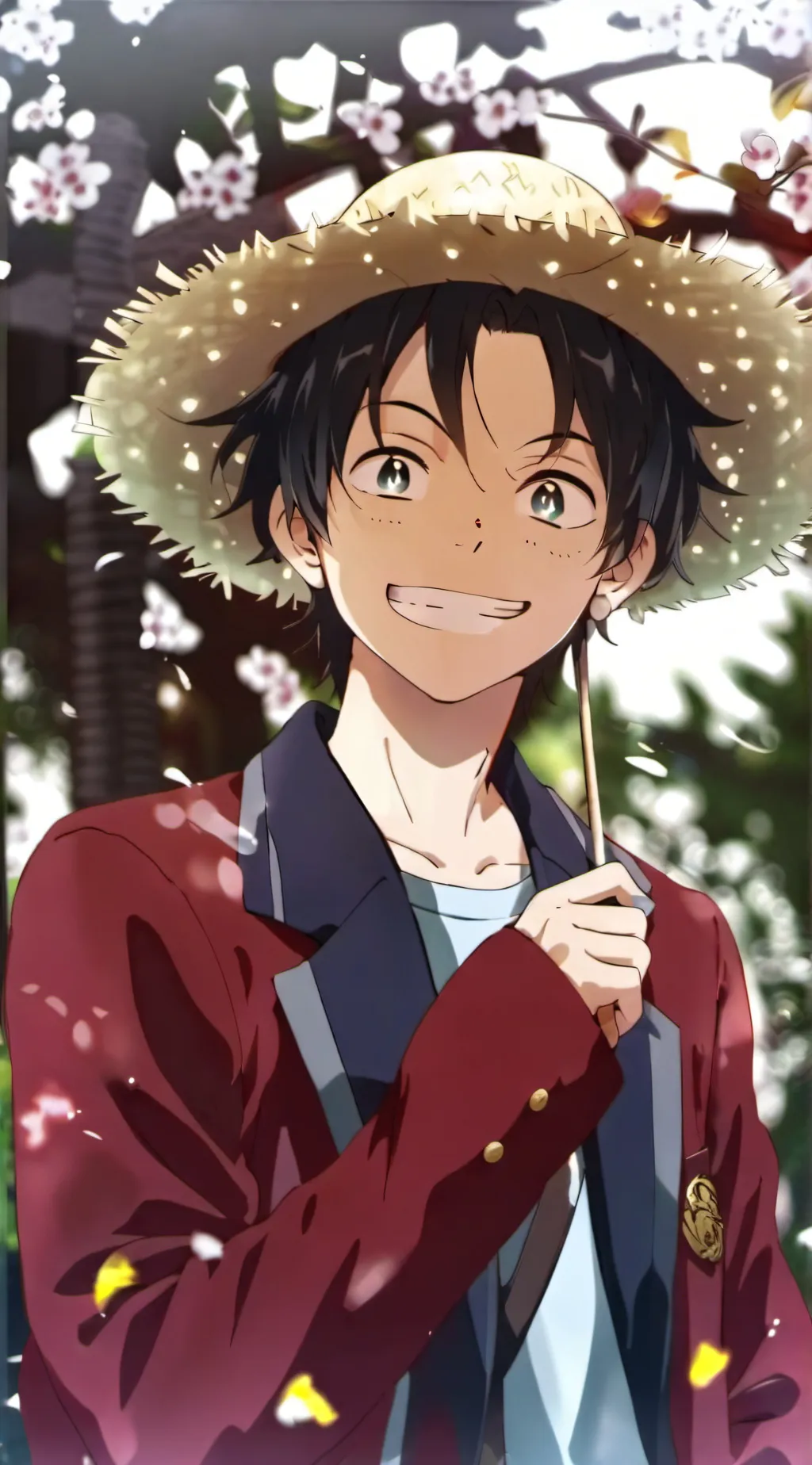 ai character: lufydyeggfg background