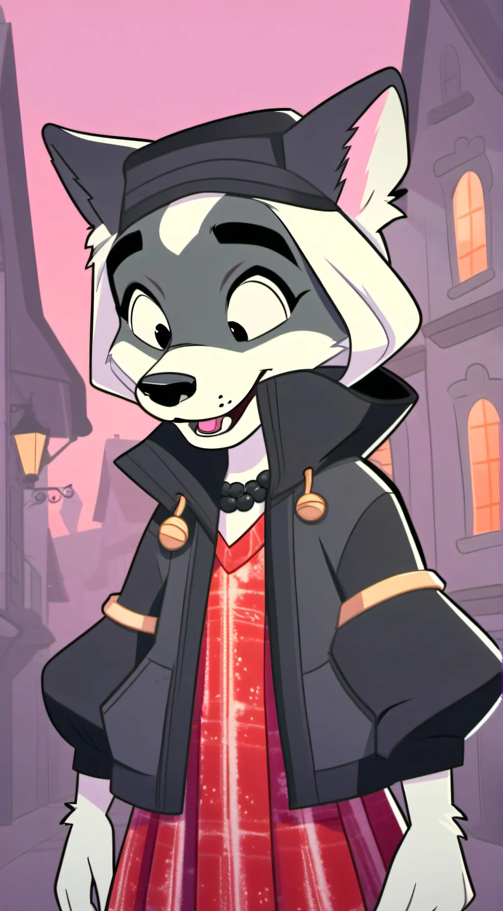 ai character: I DON'T SHUT UP I  background