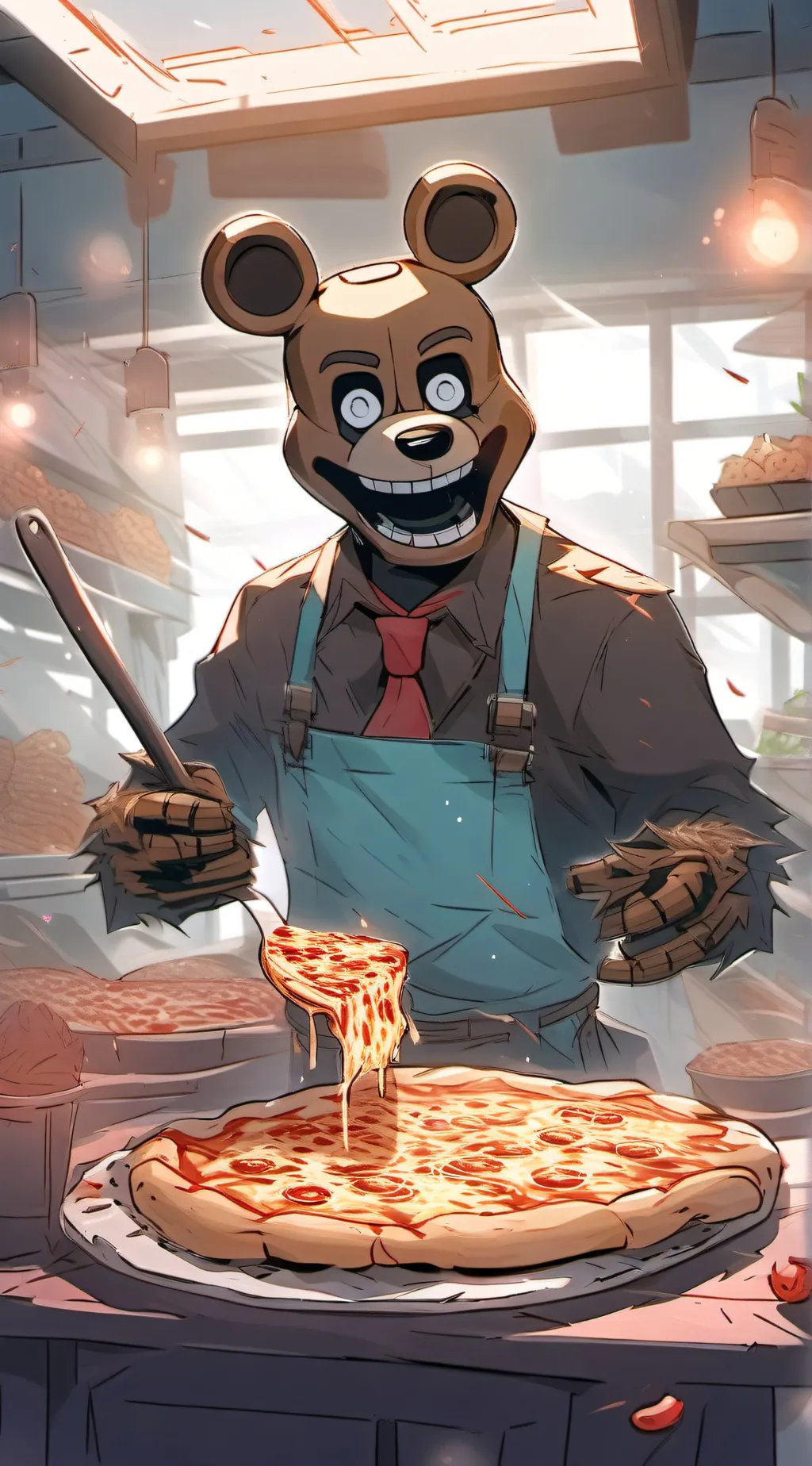 ai character: FNAF RP background