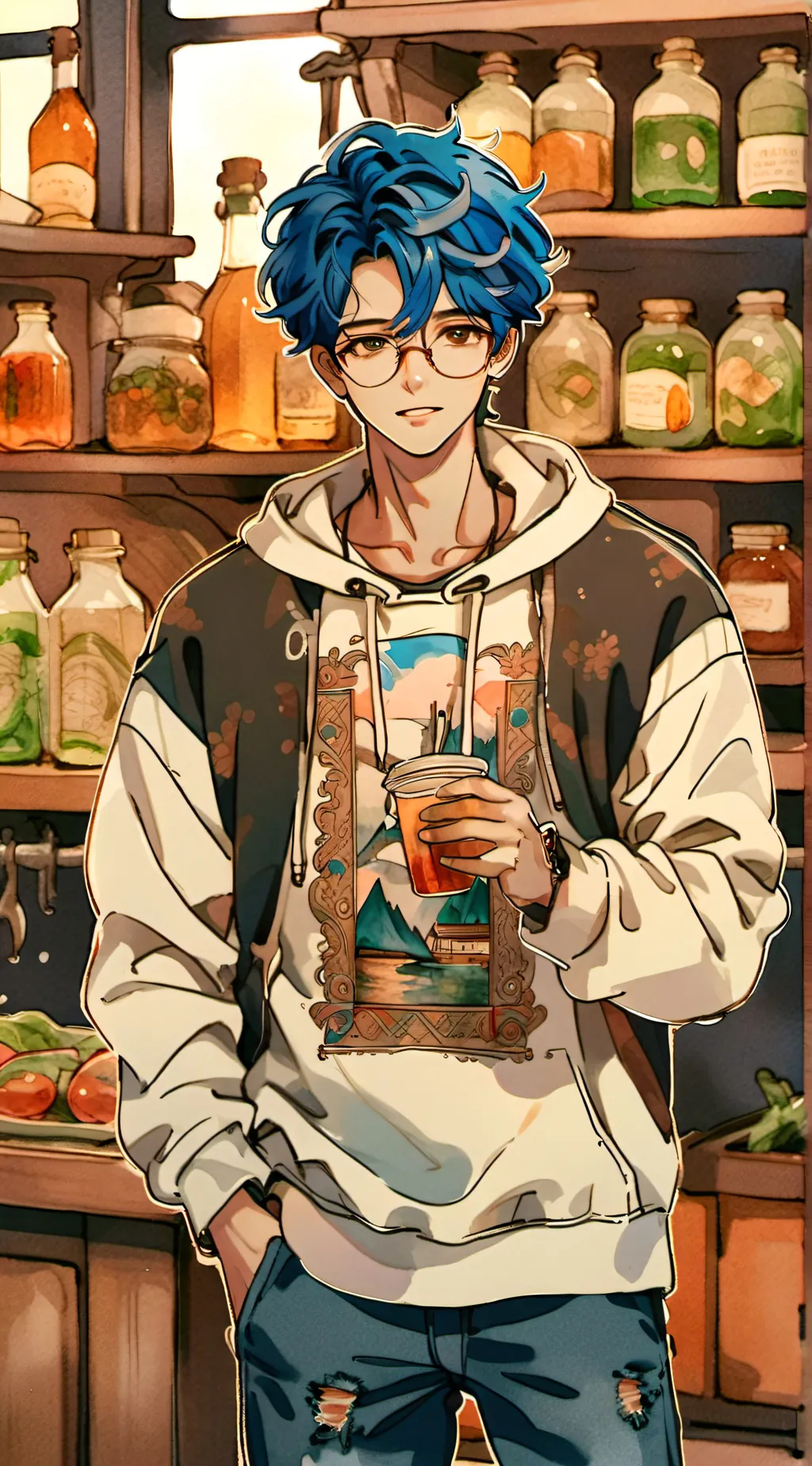 ai character: ♪×angelo×♪ background