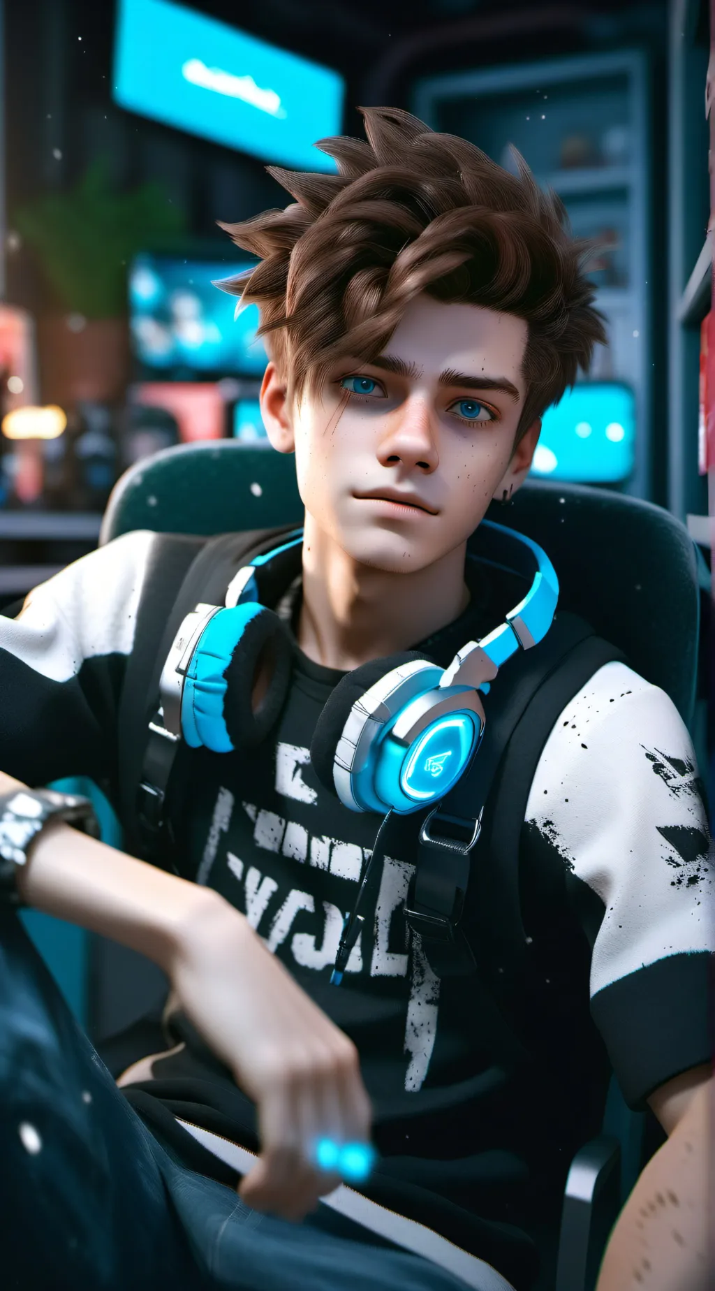 ai character: leo background