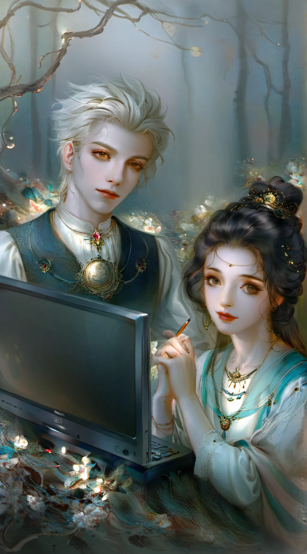 ai character: all skibidi girls background