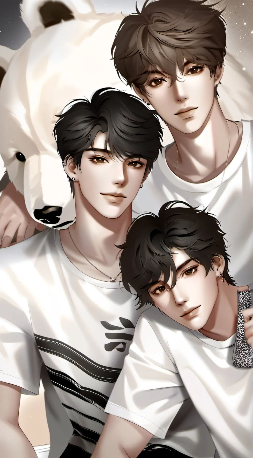 ai character: Triplets brothers background