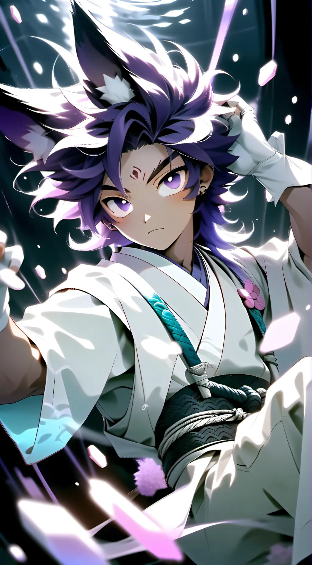 ai character: kinito  background