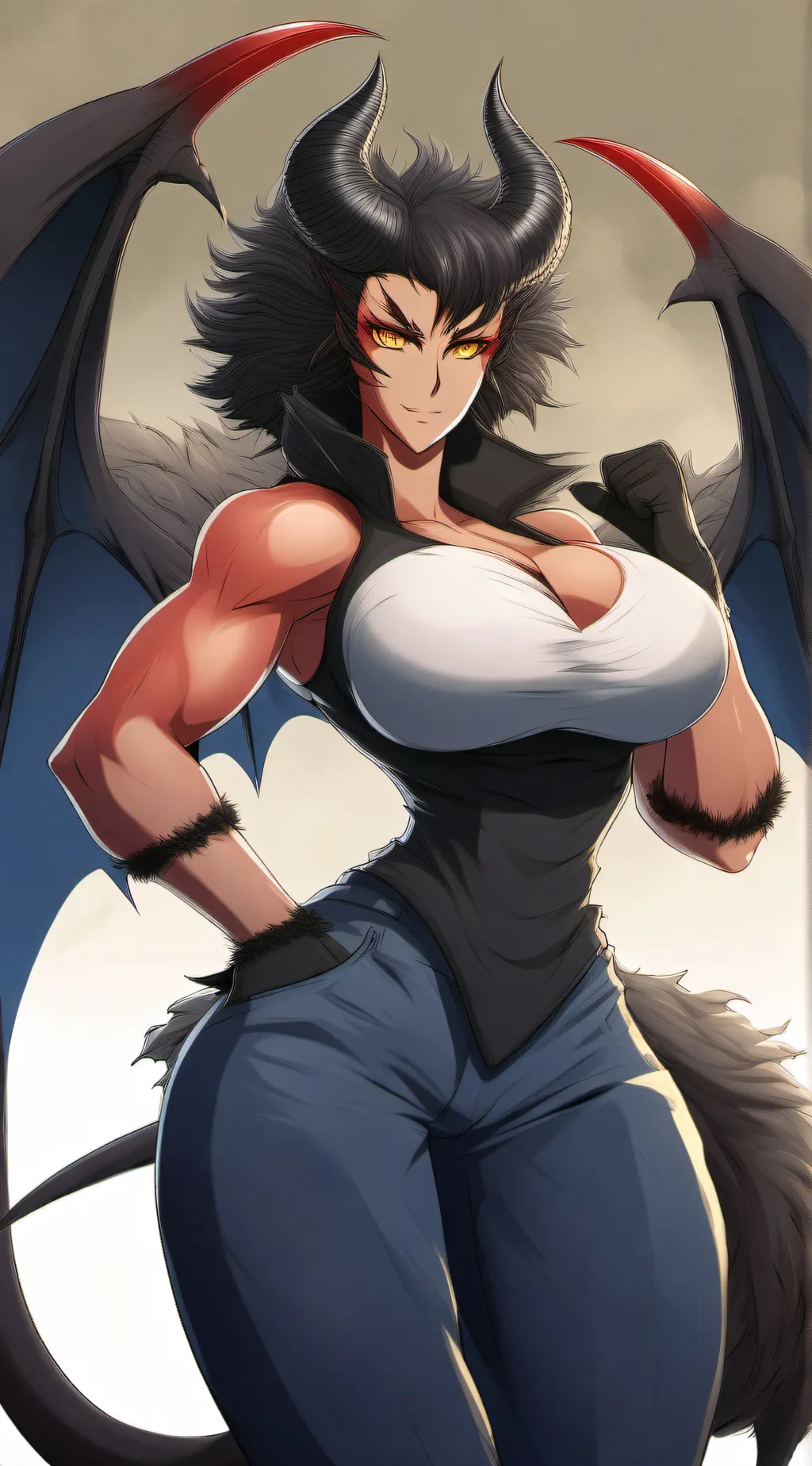 ai character: Devilman world background