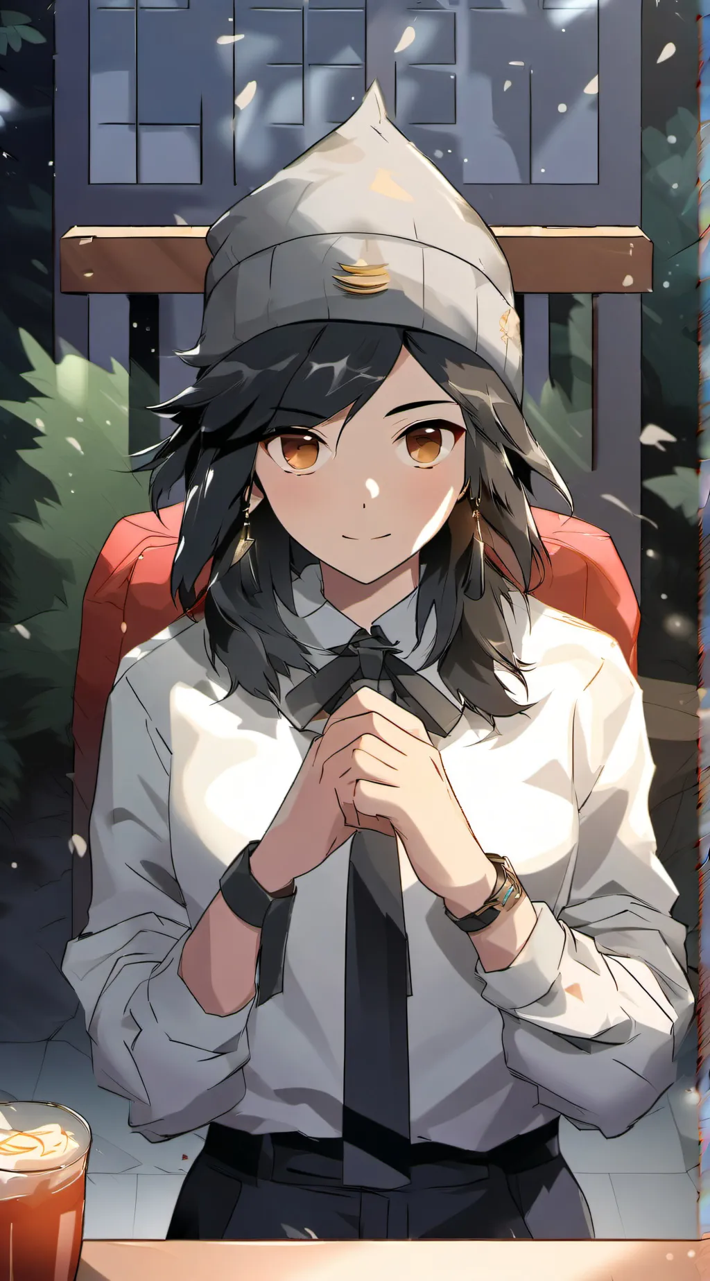 ai character: Smiling critters  background