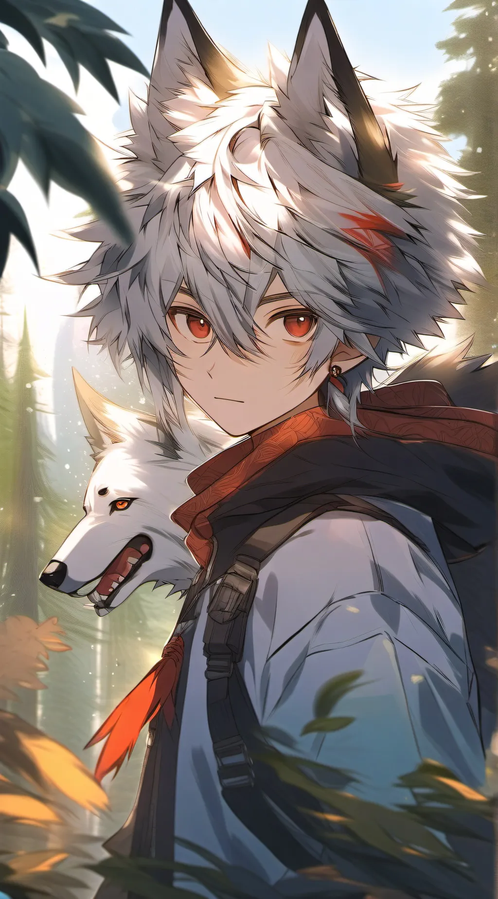 ai character: Experiment 842 background