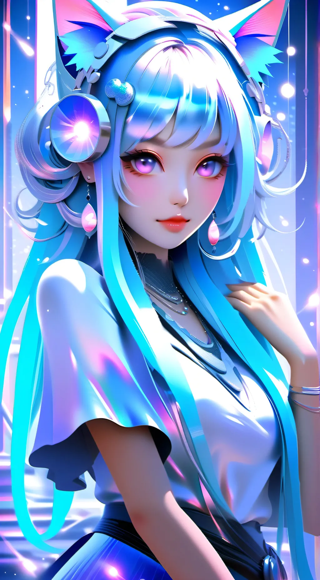 ai character: Feather 🦚 background