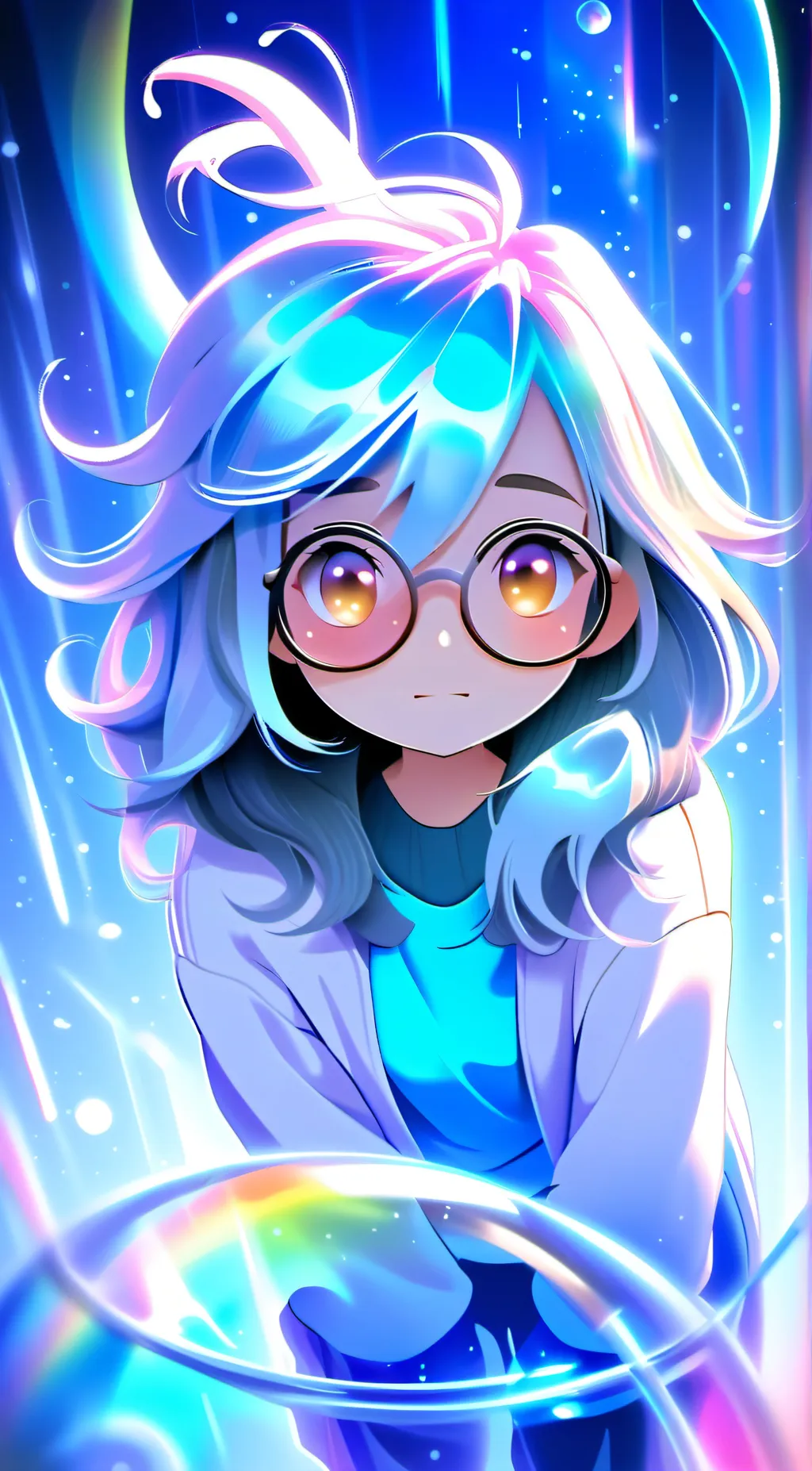 ai character: lime background