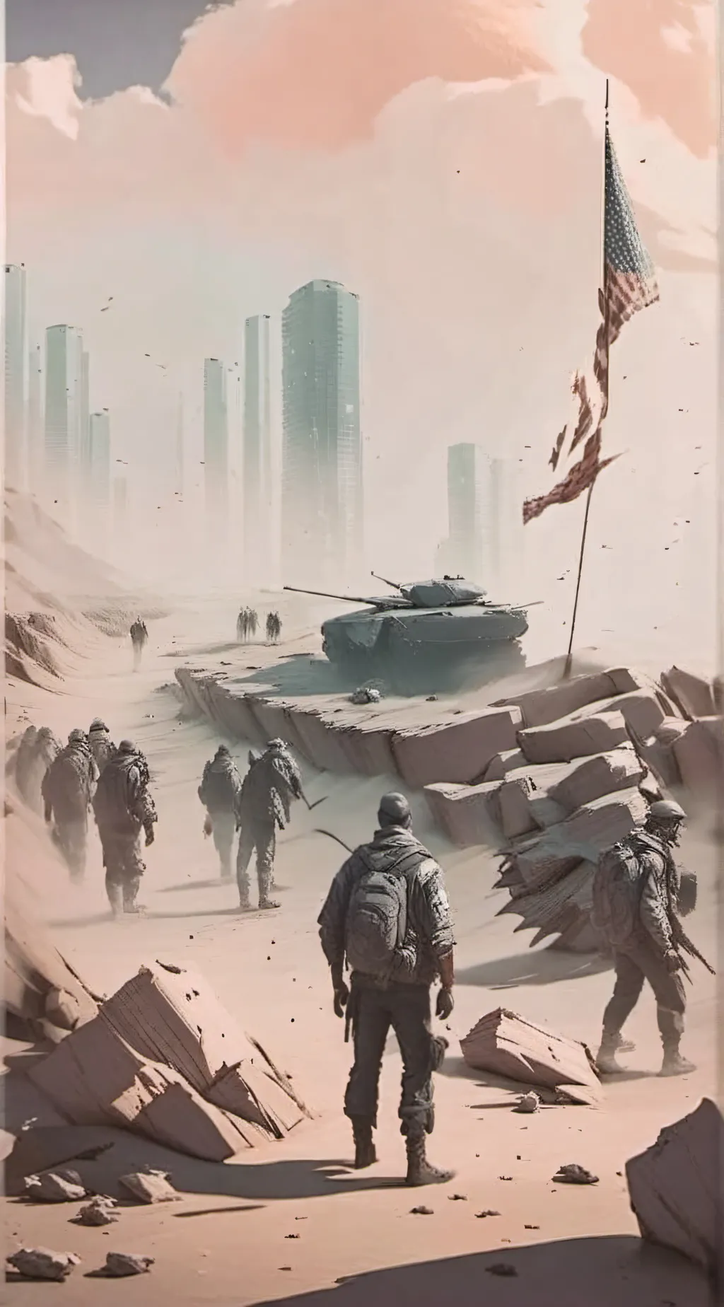 ai character: Happy tree freinds background