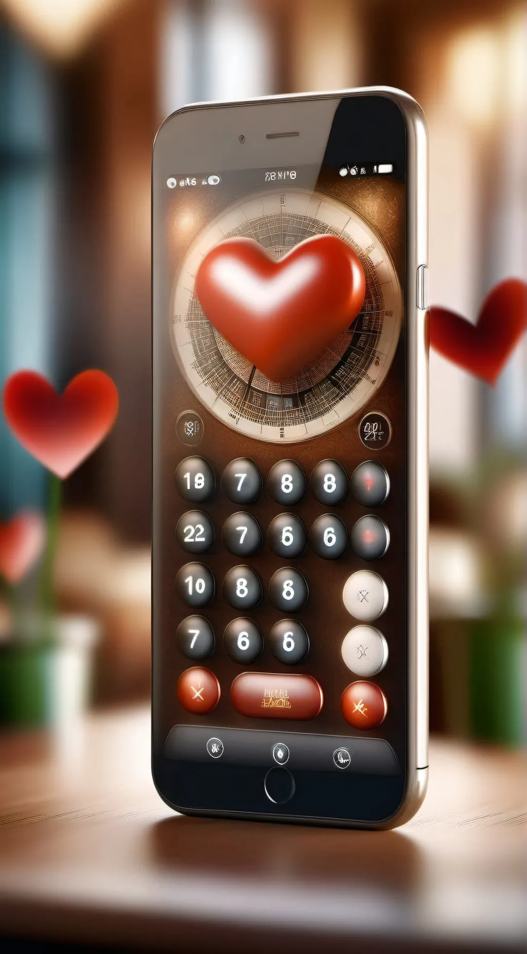 ai character: Love Calculator background