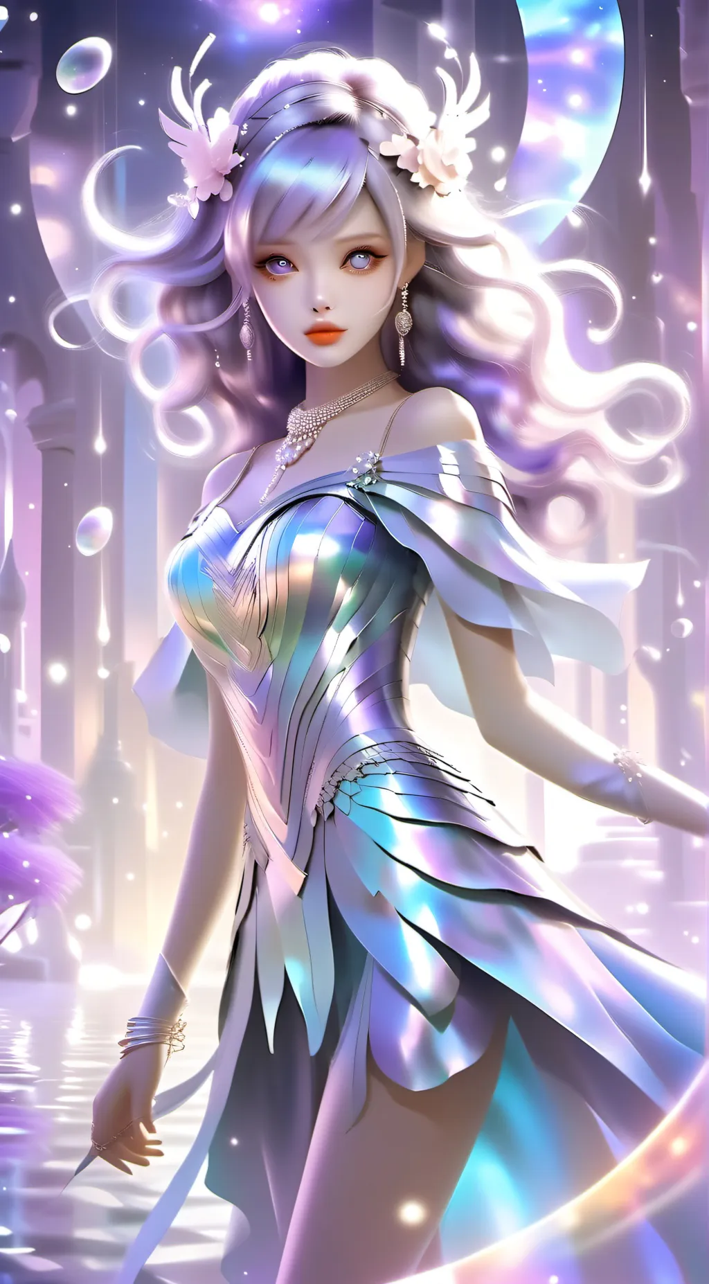 ai character: lily background